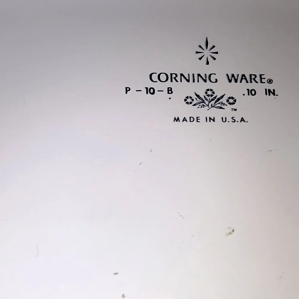 VERY RARE Antique Collectable Corning Ware Blue Cornflower p-10-b 10" Square Casserole Dish P-10-C