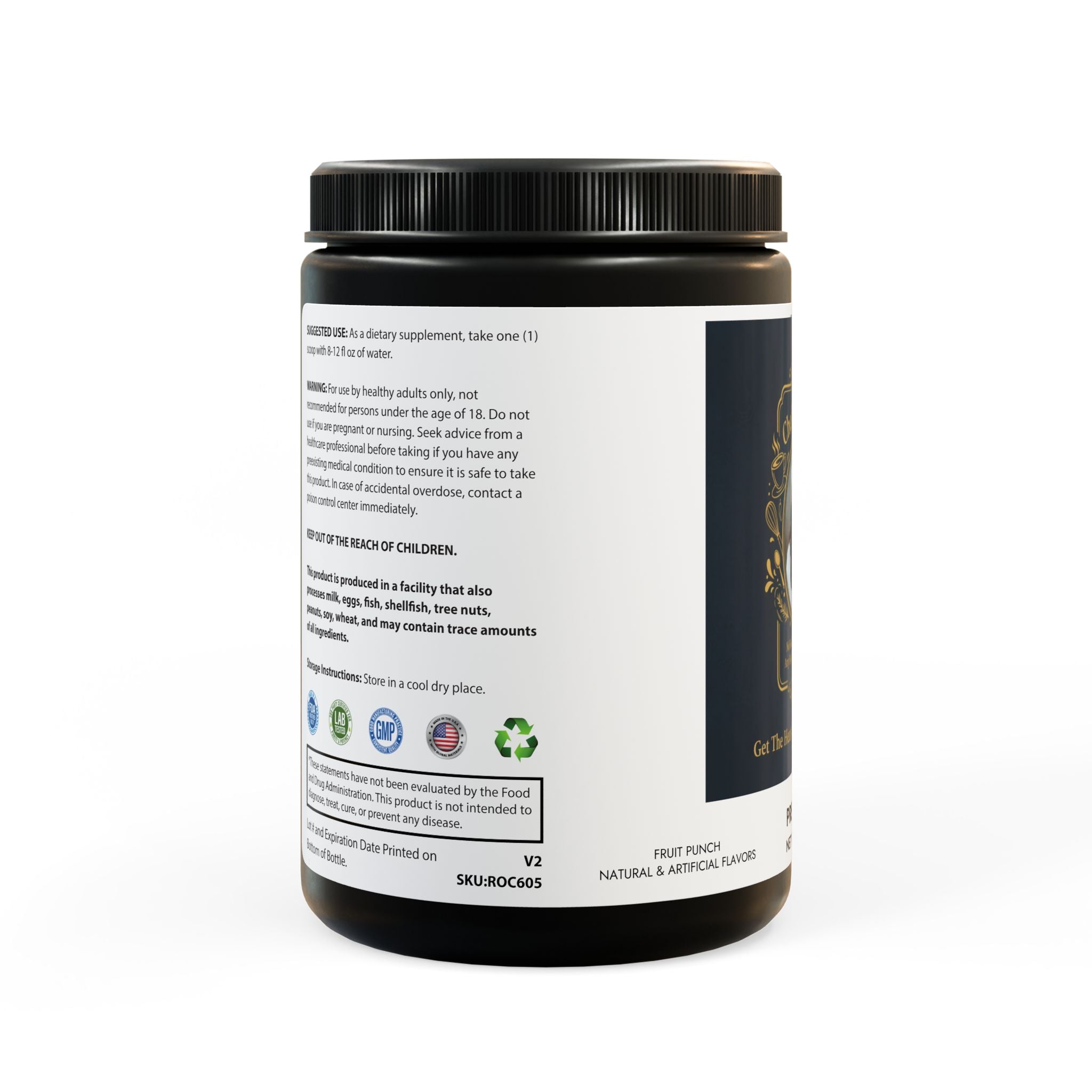 Pre-Workout Supplement, Fruit Punch (204g, 7.1oz)