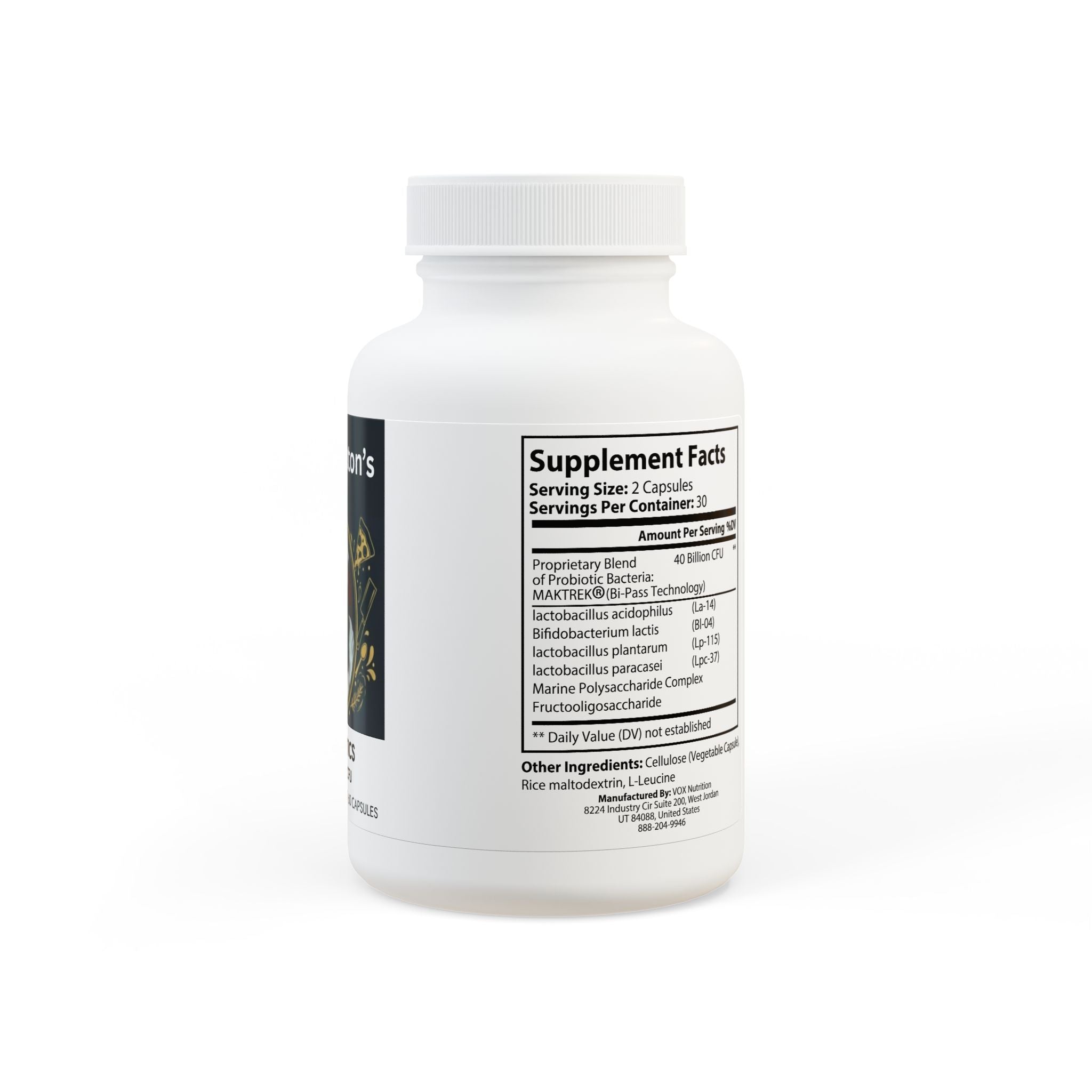 Probiotics Supplement (60 Capsules)