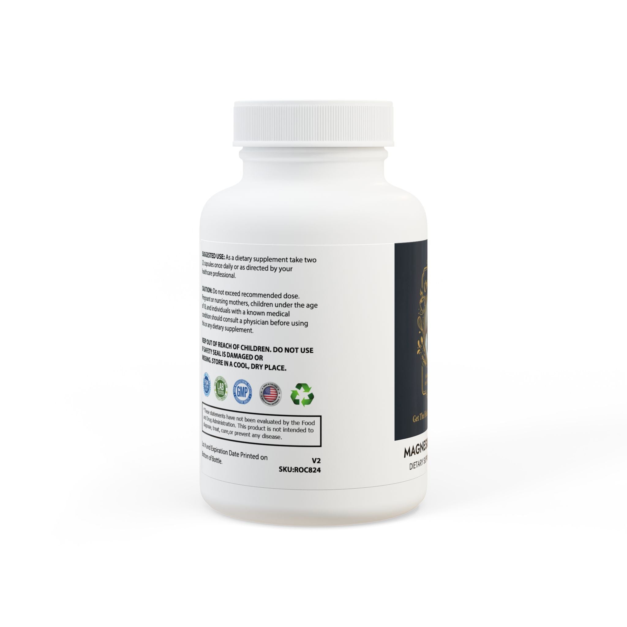 Magnesium Glycinate Supplement (60 Capsules)