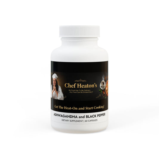Ashwagandha and Black Pepper Supplement (60 capsules)