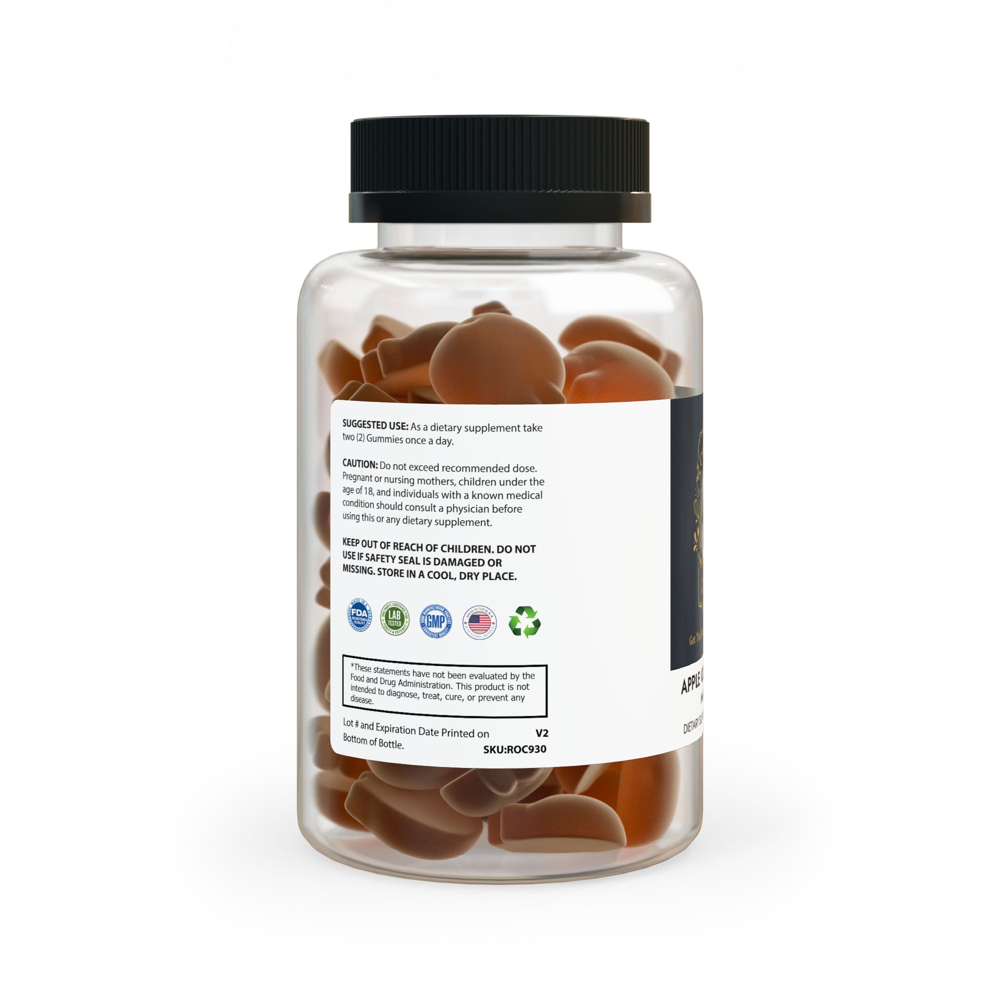 Apple Cider Vinegar Gummies (60 Gummies)