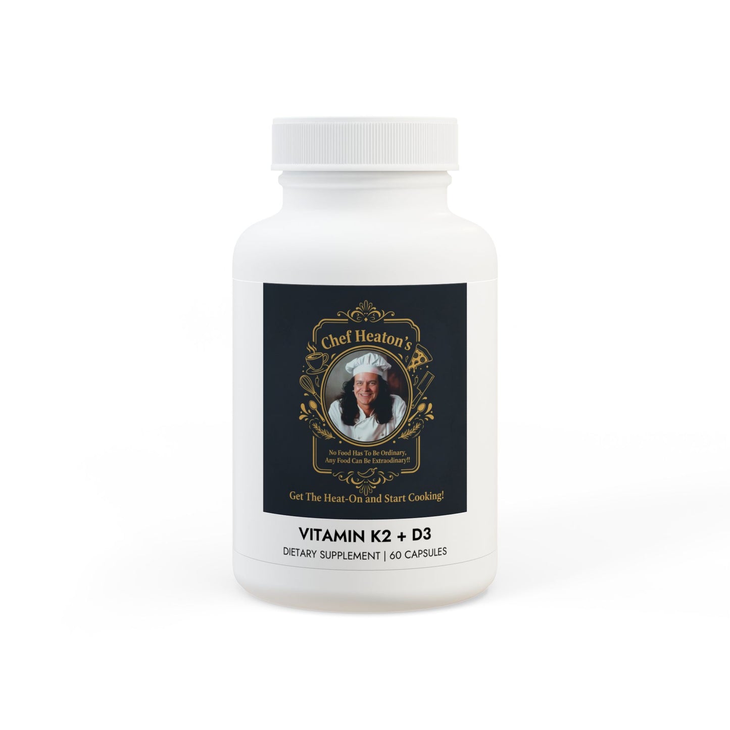 Vitamin K2 + D3 Supplement (60 Capsules)