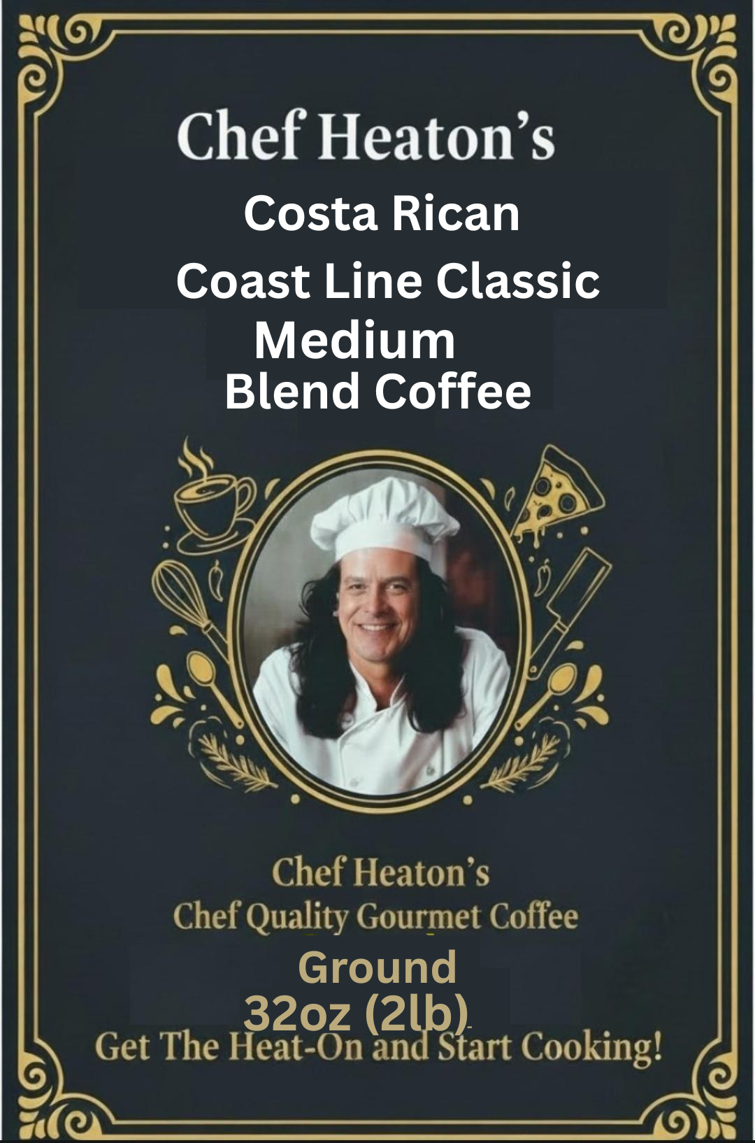 Chef Heaton's 32oz Specialty Coffee — Whole Bean or Ground