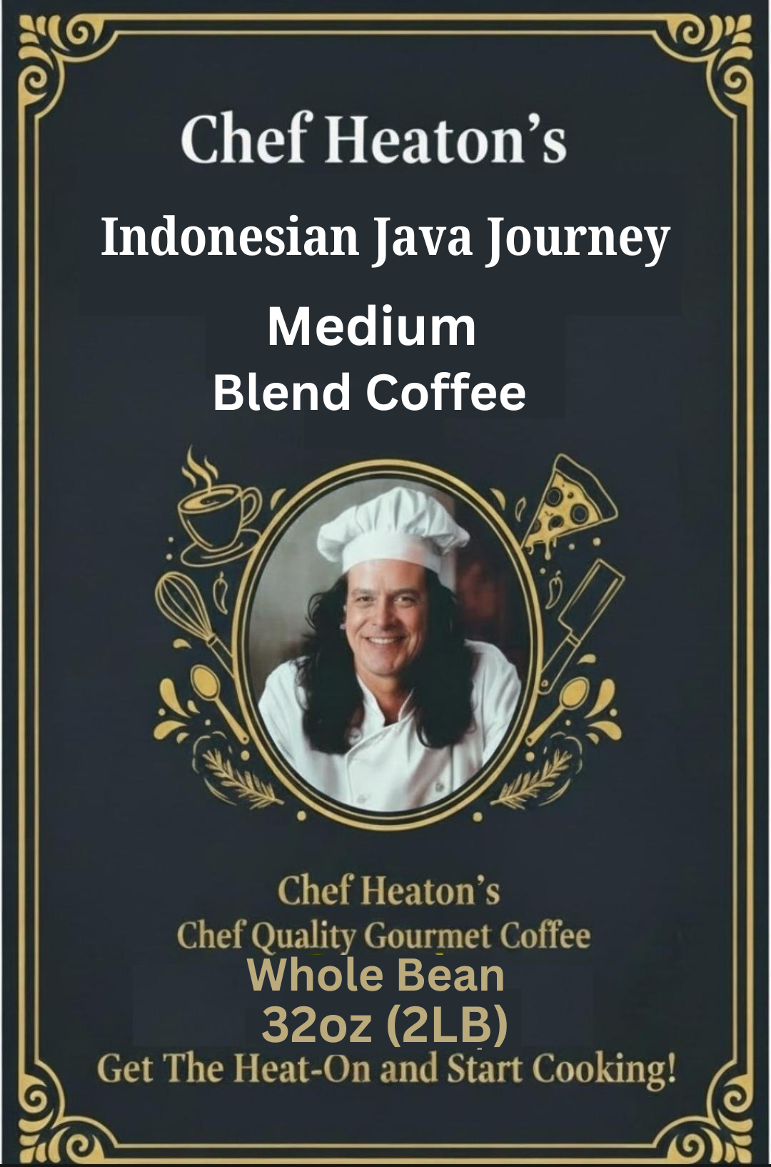 Chef Heaton's 32oz Specialty Coffee — Whole Bean or Ground