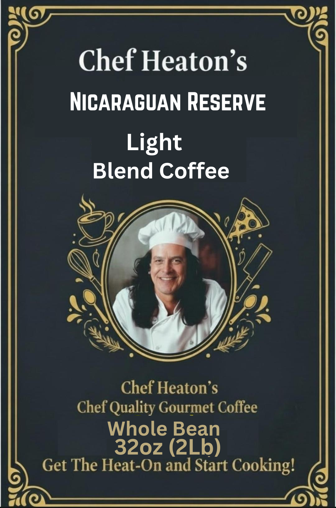 Chef Heaton's 32oz Specialty Coffee — Whole Bean or Ground
