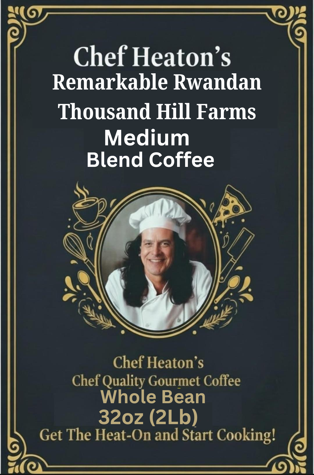 Chef Heaton's 32oz Specialty Coffee — Whole Bean or Ground