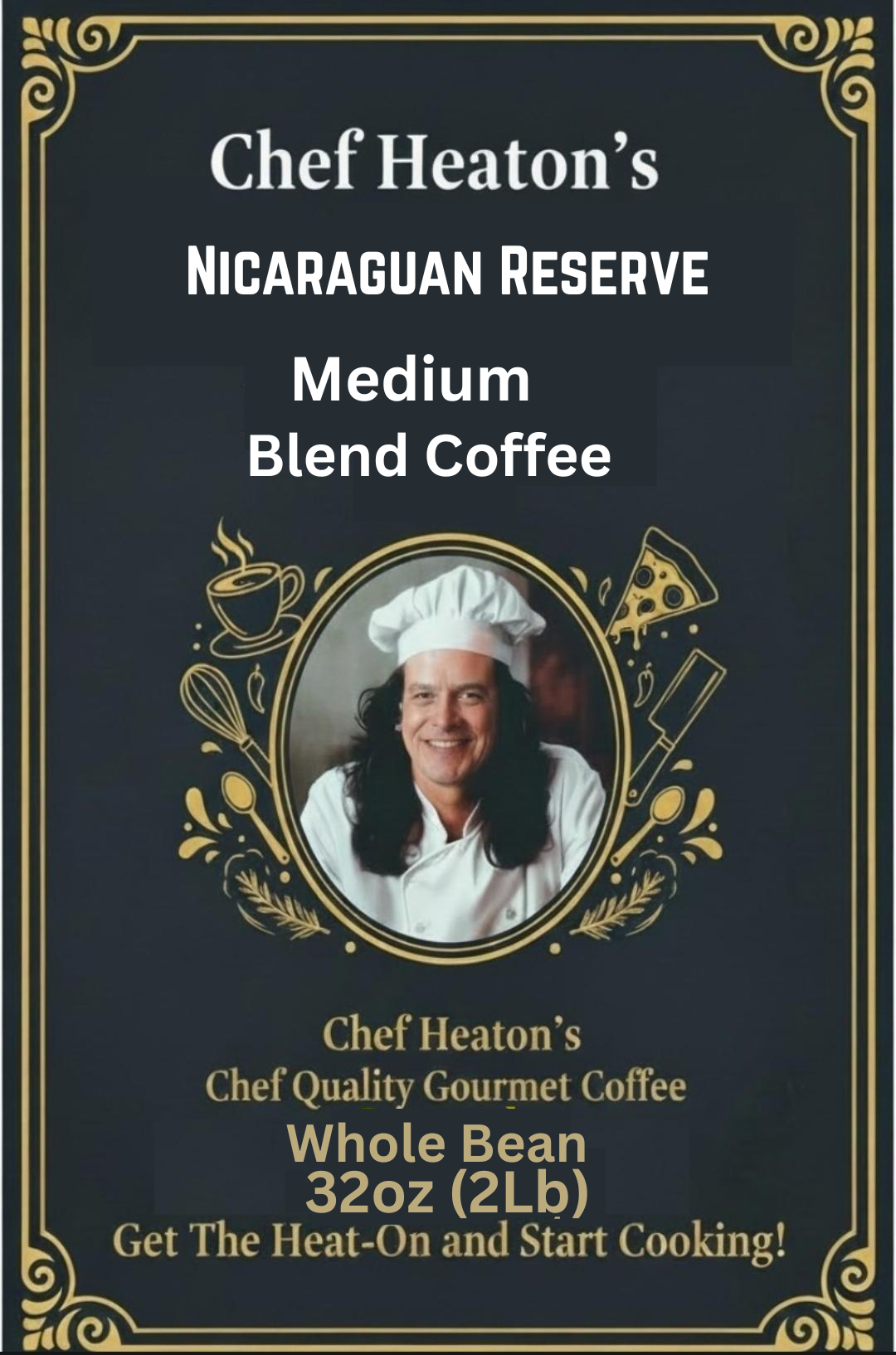 Chef Heaton's 32oz Specialty Coffee — Whole Bean or Ground