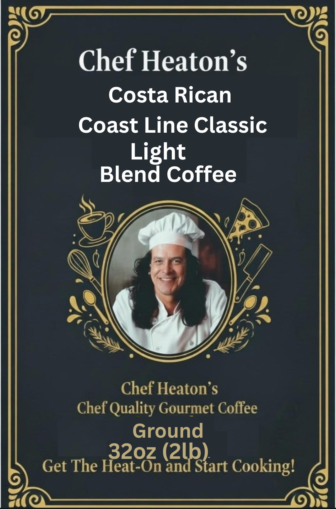 Chef Heaton's 32oz Specialty Coffee — Whole Bean or Ground