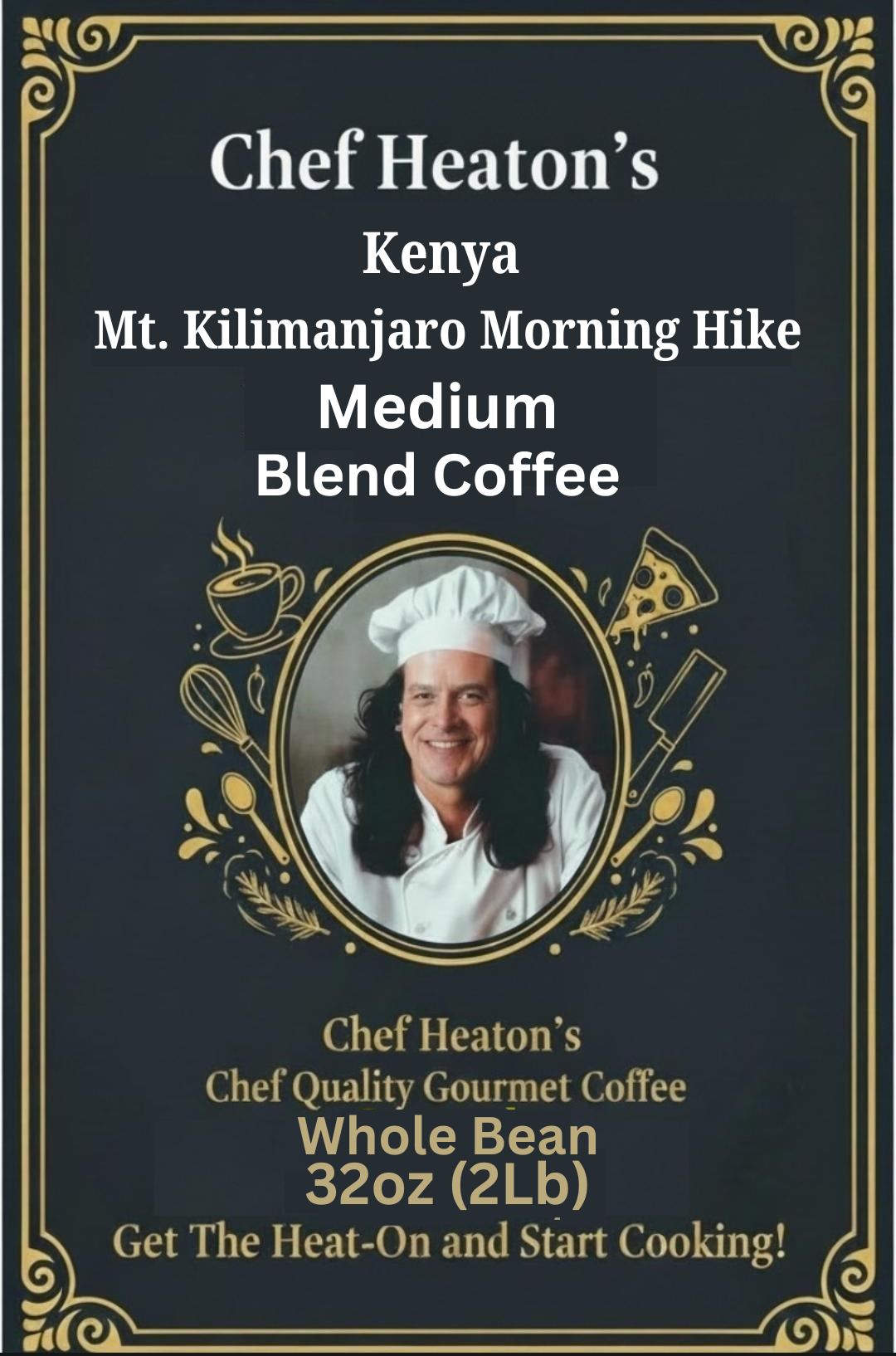 Chef Heaton's 32oz Specialty Coffee — Whole Bean or Ground