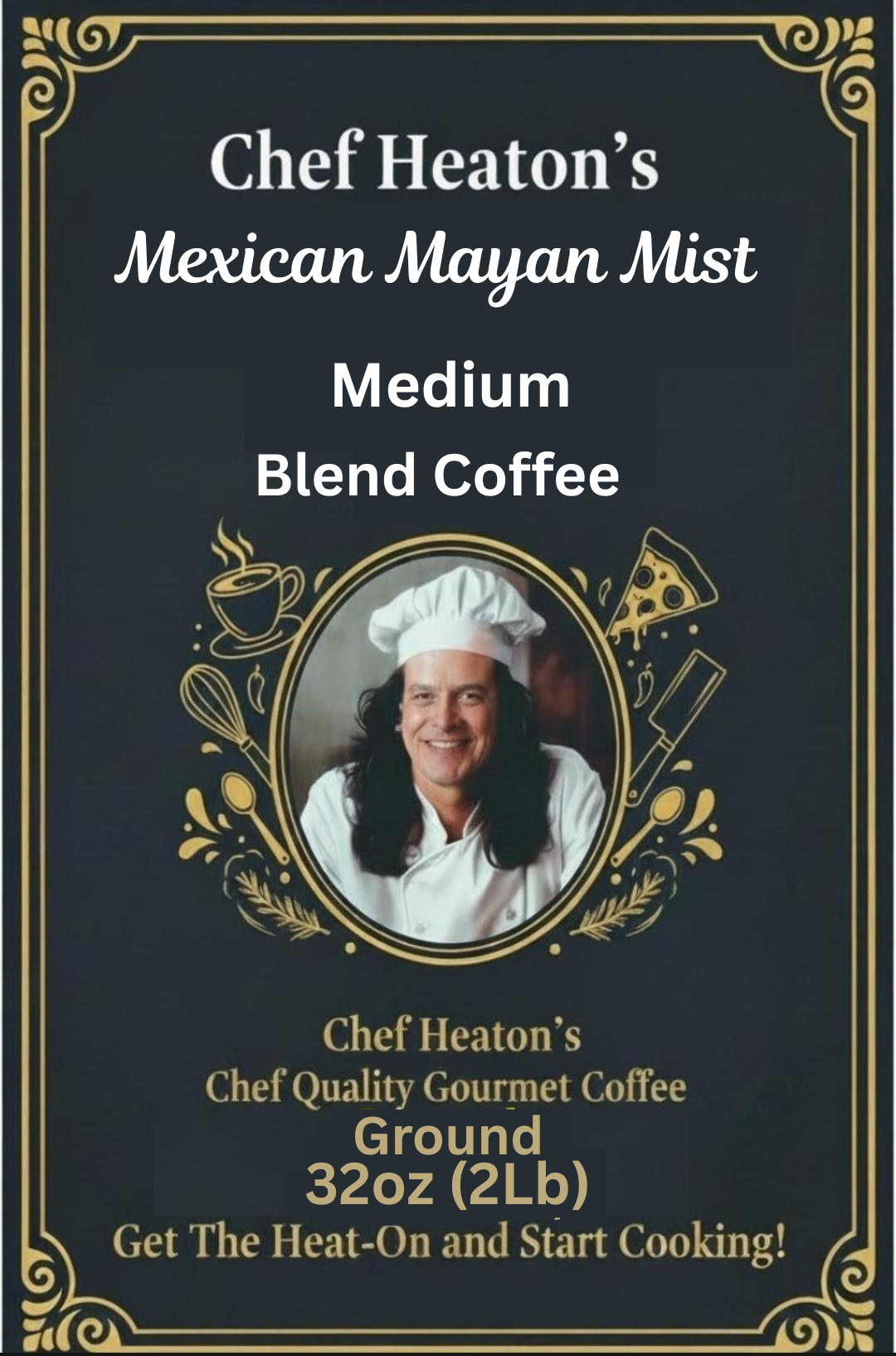 Chef Heaton's 32oz Specialty Coffee — Whole Bean or Ground