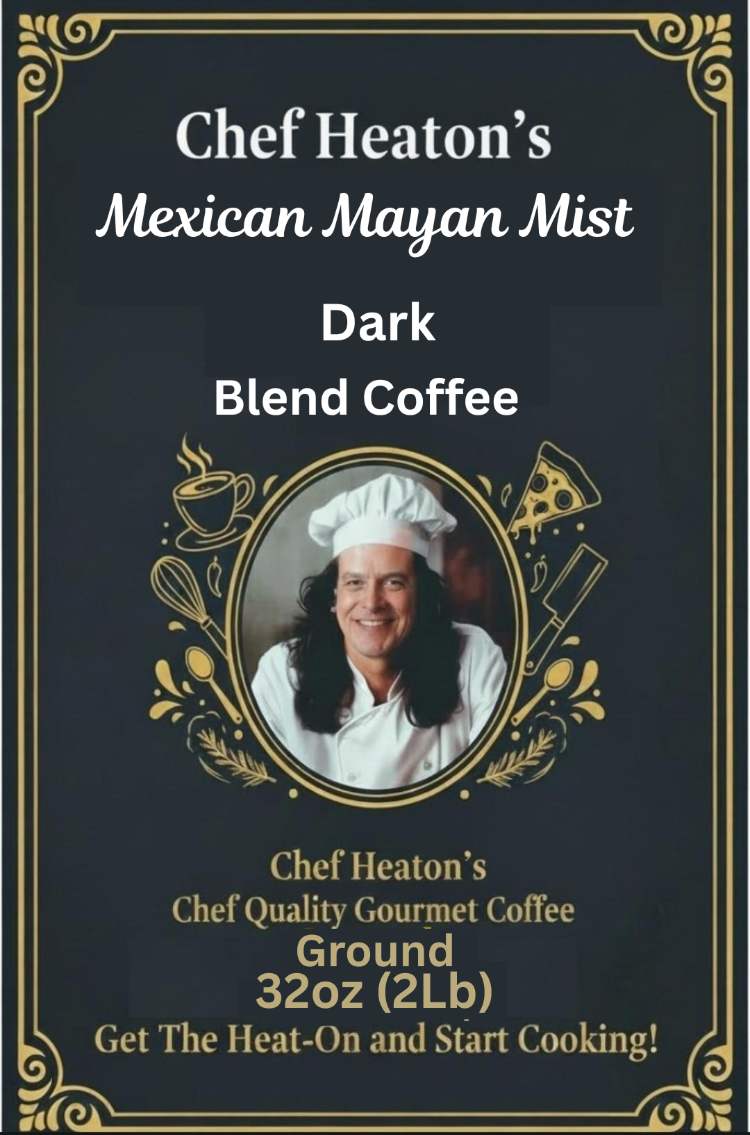 Chef Heaton's 32oz Specialty Coffee — Whole Bean or Ground