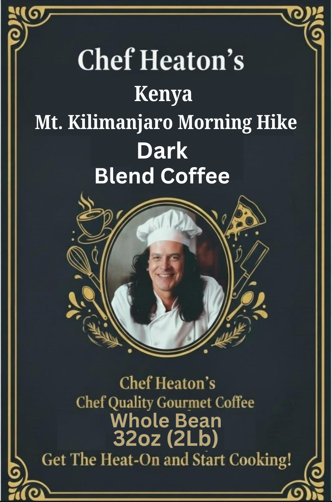 Chef Heaton's 32oz Specialty Coffee — Whole Bean or Ground