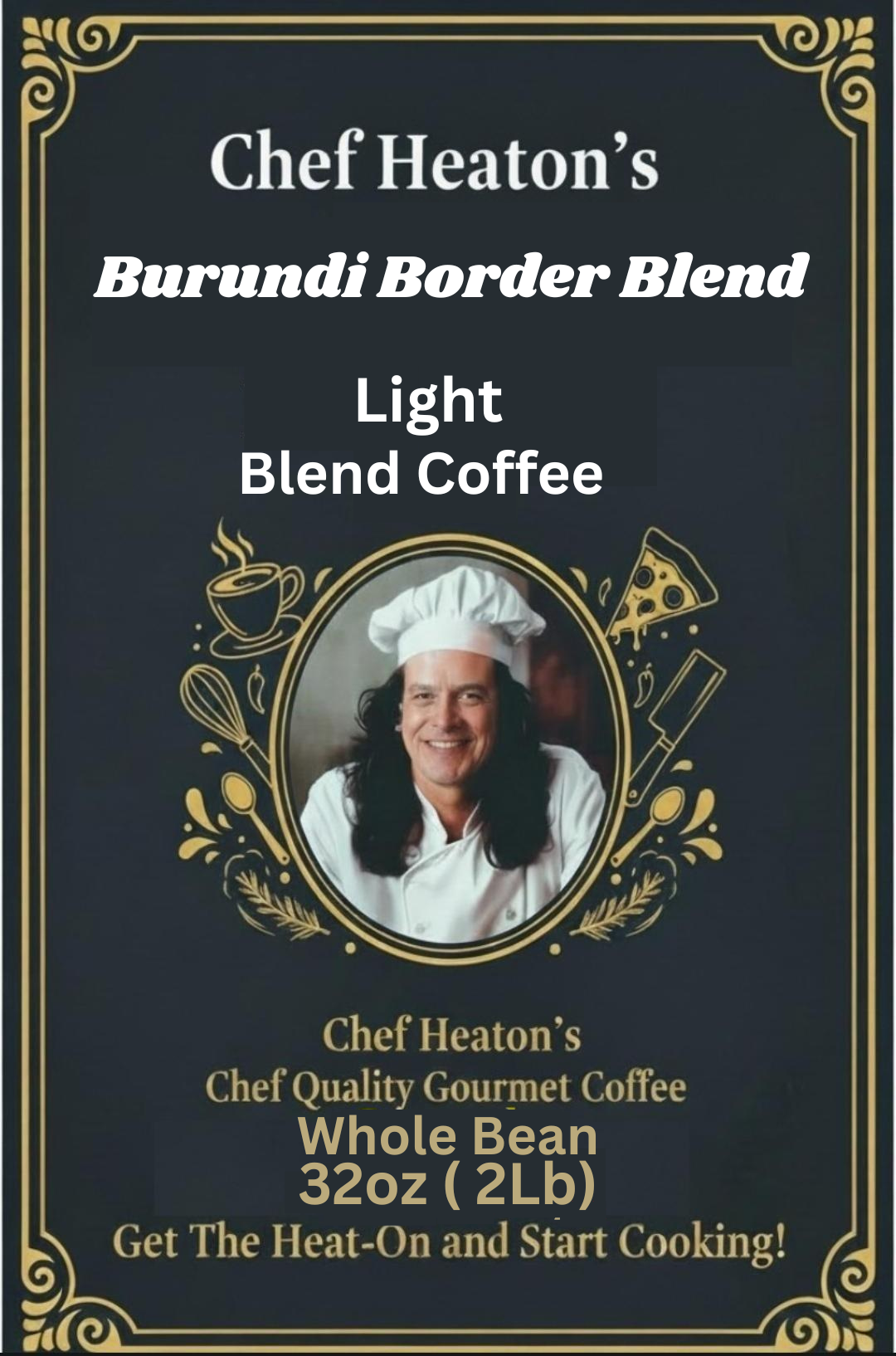 Chef Heaton's 32oz Specialty Coffee — Whole Bean or Ground