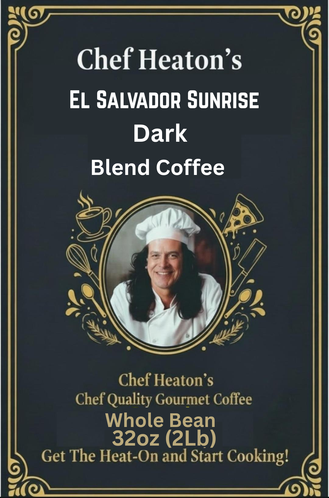 Chef Heaton's 32oz Specialty Coffee — Whole Bean or Ground