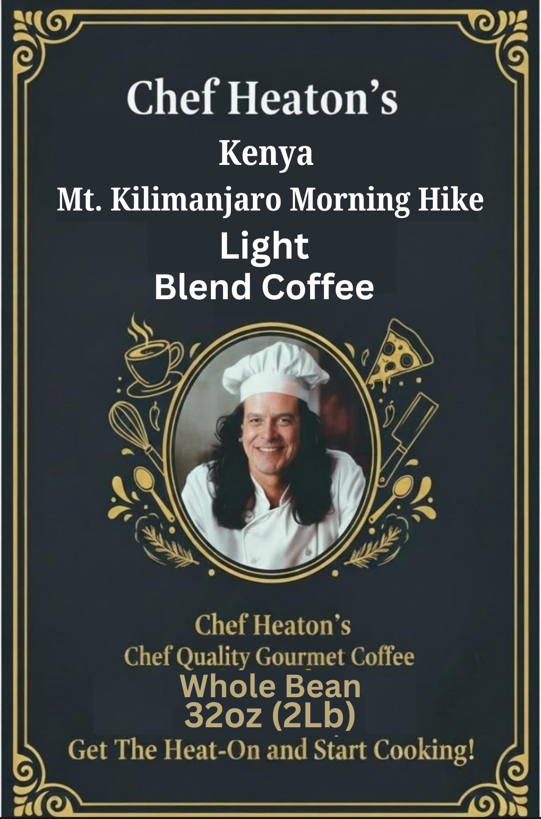 Chef Heaton's 32oz Specialty Coffee — Whole Bean or Ground
