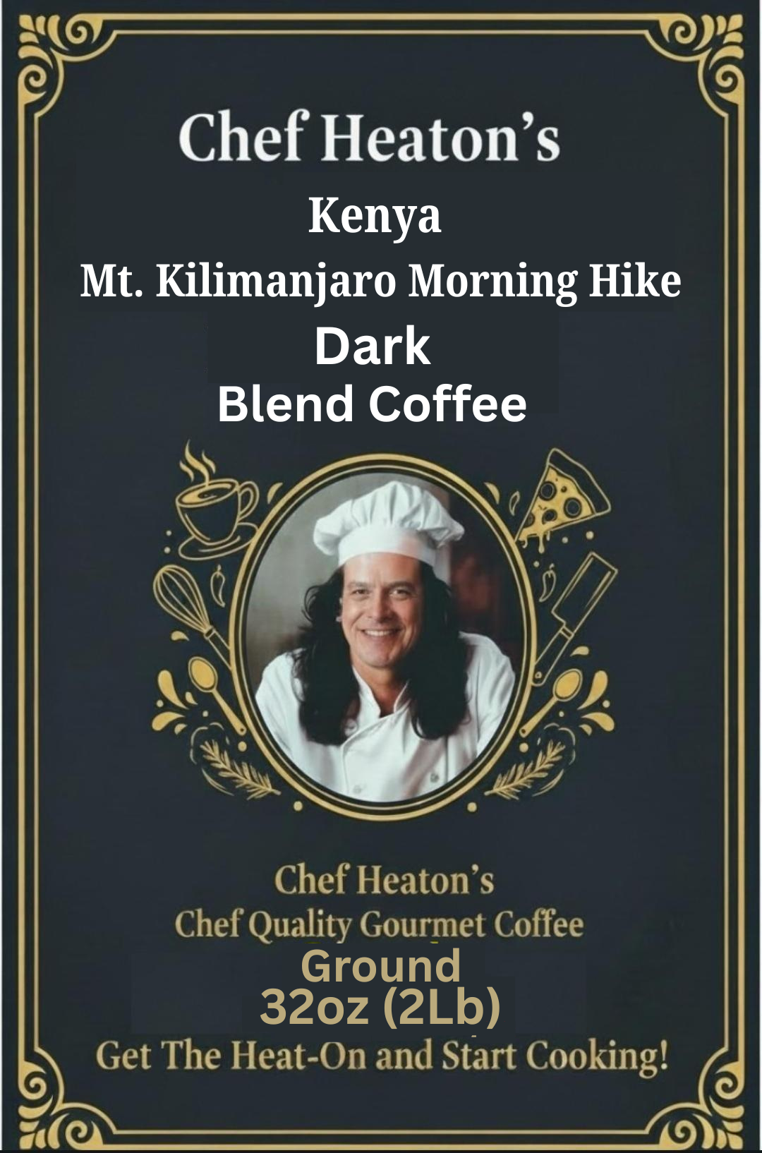 Chef Heaton's 32oz Specialty Coffee — Whole Bean or Ground