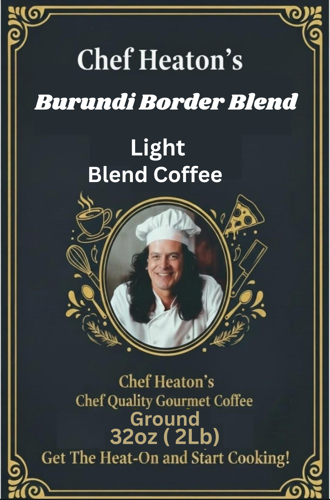 Chef Heaton's 32oz Specialty Coffee — Whole Bean or Ground