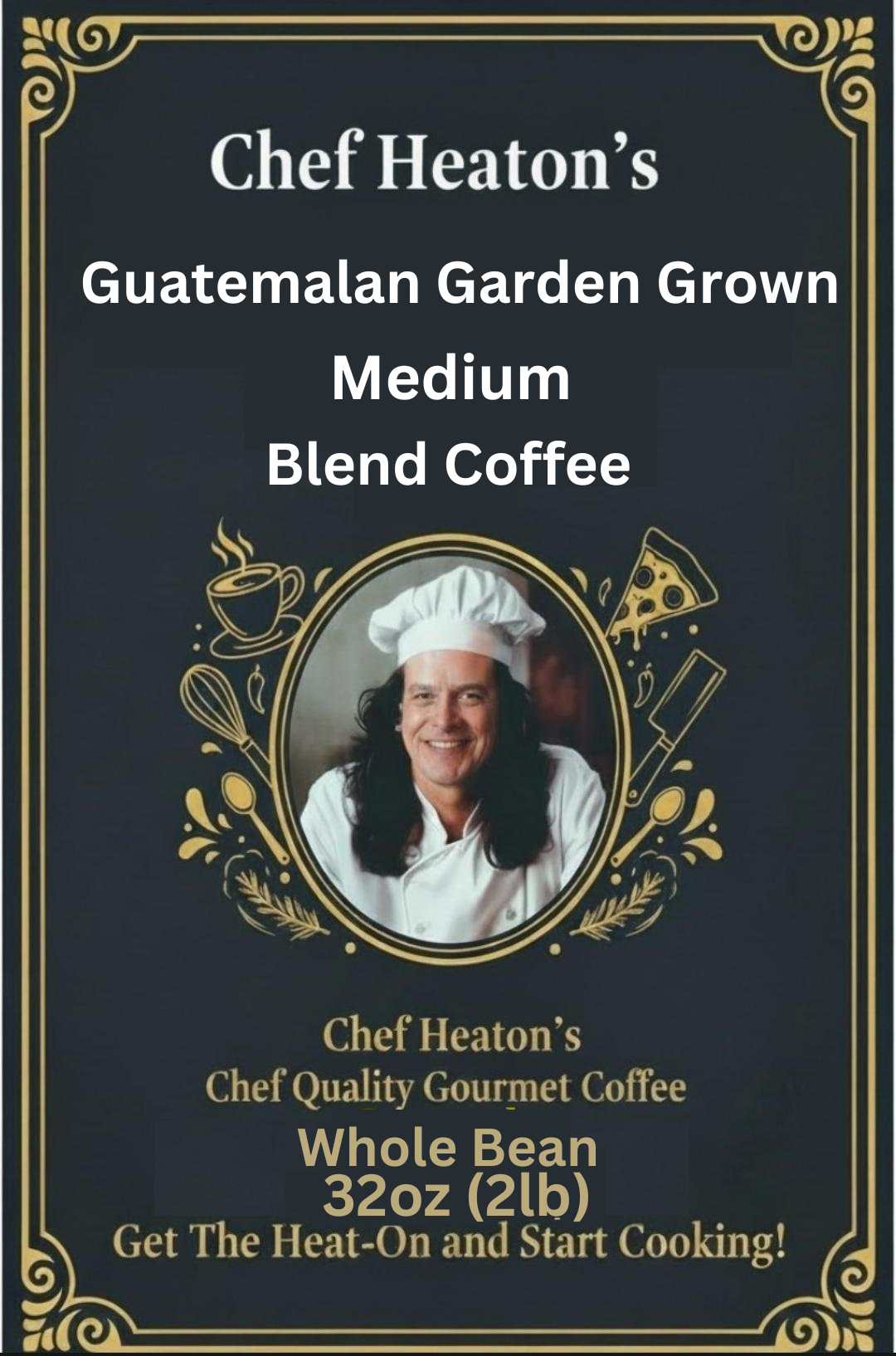 Chef Heaton's 32oz Specialty Coffee — Whole Bean or Ground