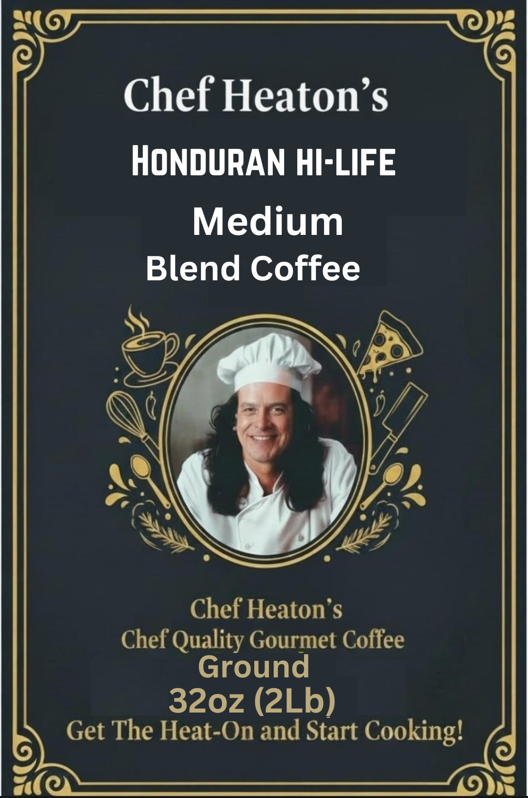 Chef Heaton's 32oz Specialty Coffee — Whole Bean or Ground