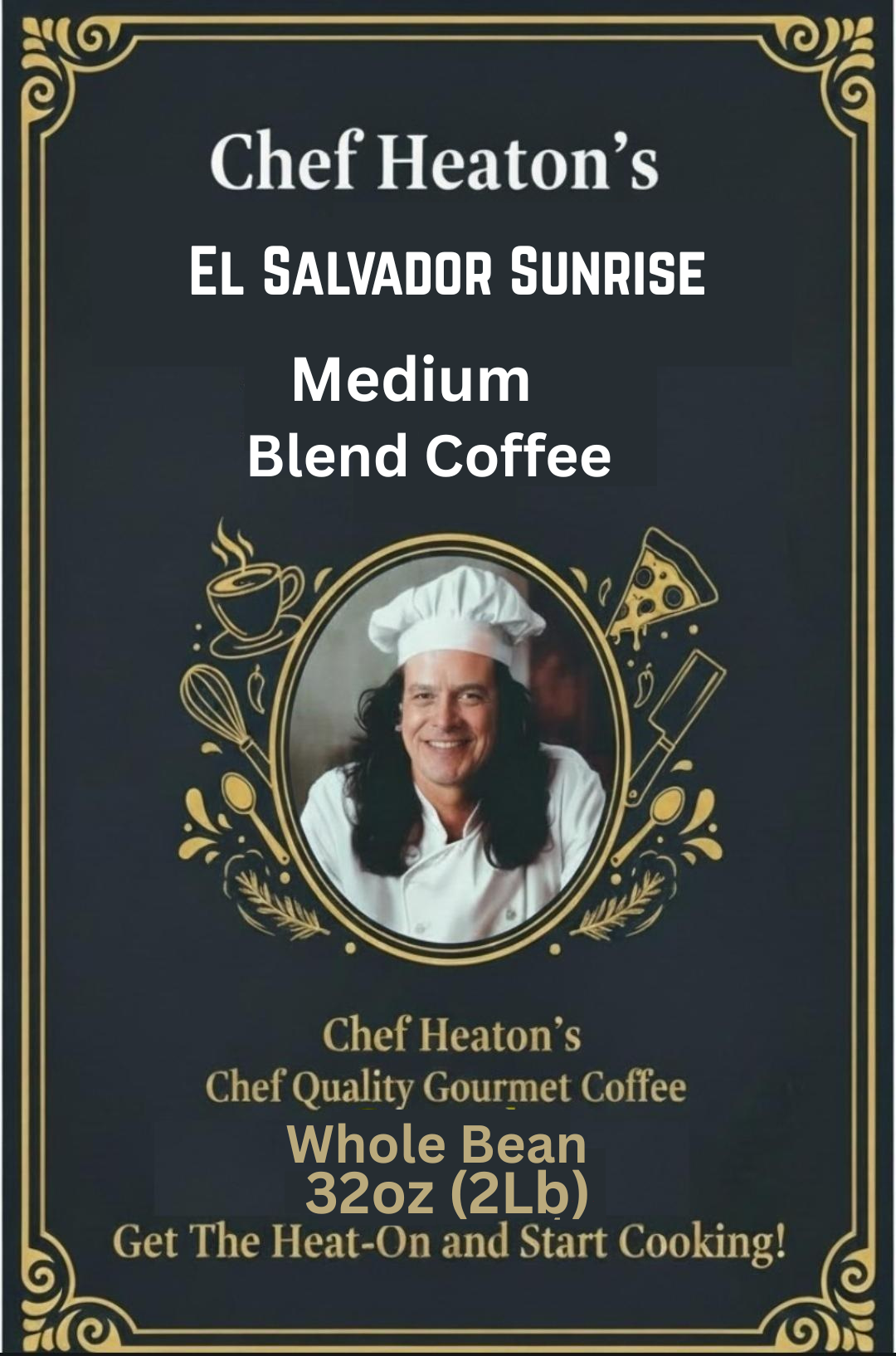 Chef Heaton's 32oz Specialty Coffee — Whole Bean or Ground