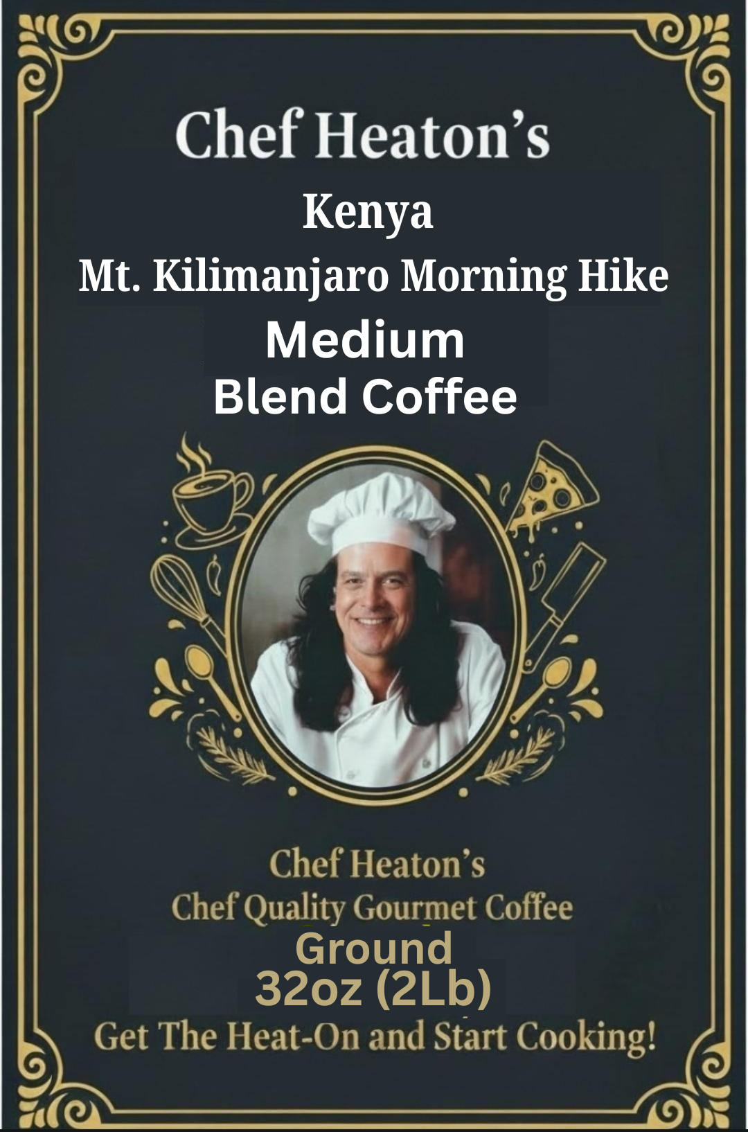 Chef Heaton's 32oz Specialty Coffee — Whole Bean or Ground