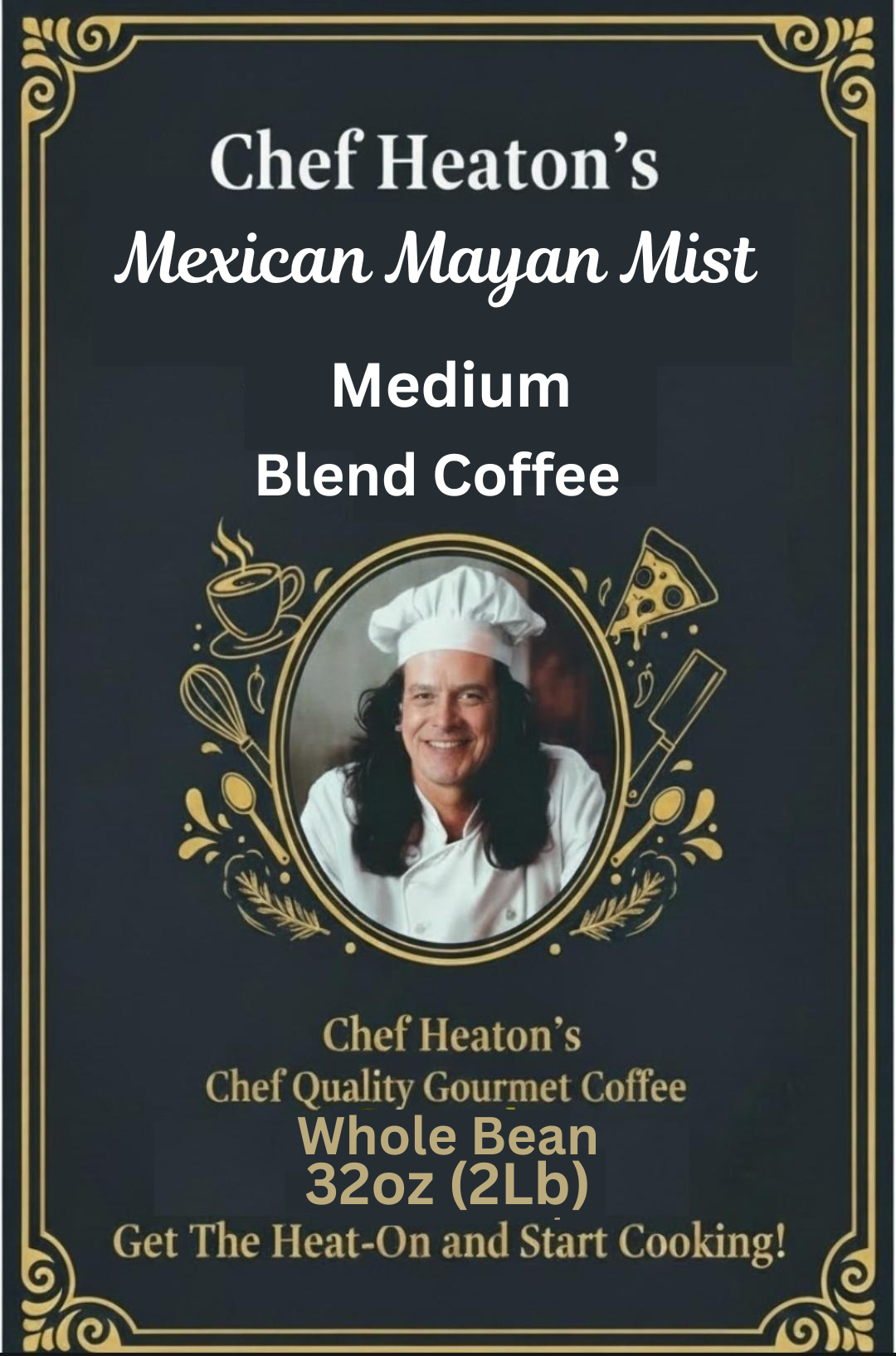 Chef Heaton's 32oz Specialty Coffee — Whole Bean or Ground
