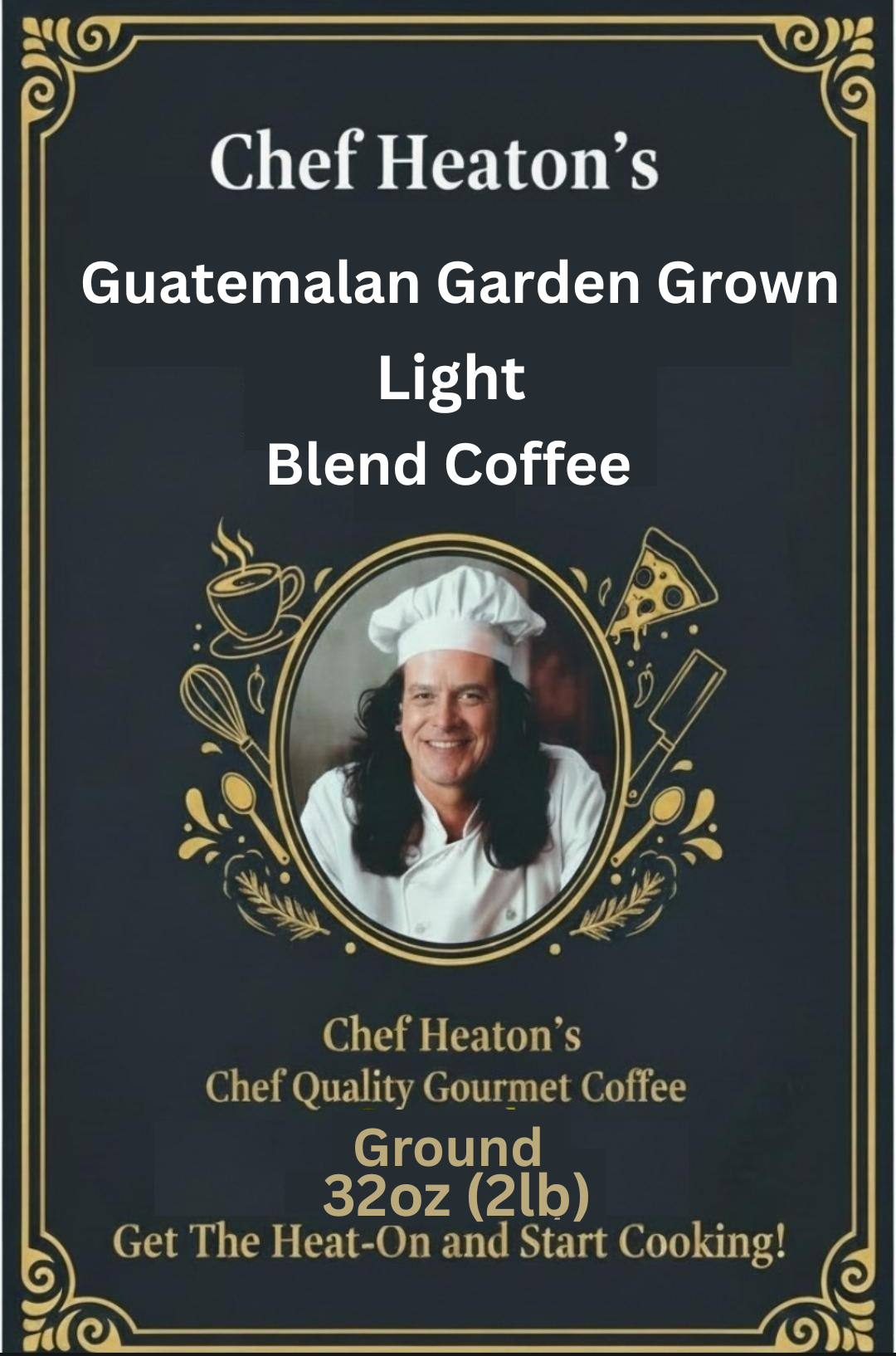 Chef Heaton's 32oz Specialty Coffee — Whole Bean or Ground