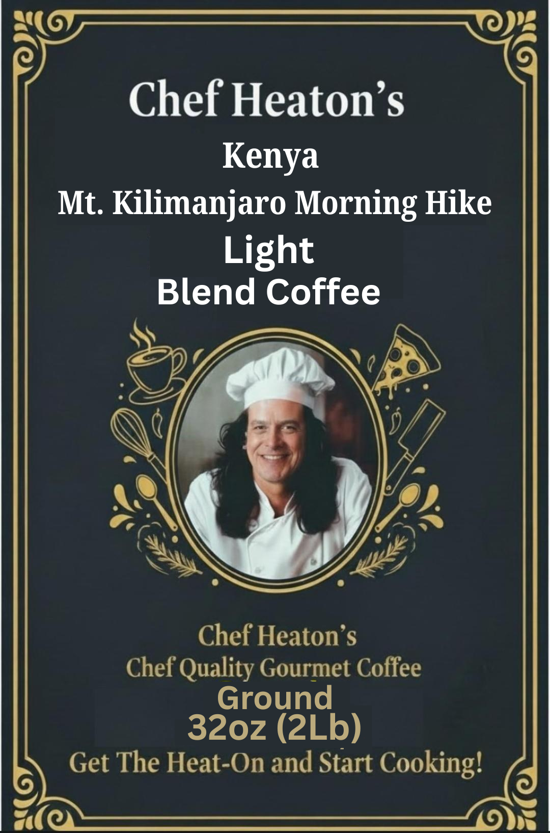 Chef Heaton's 32oz Specialty Coffee — Whole Bean or Ground