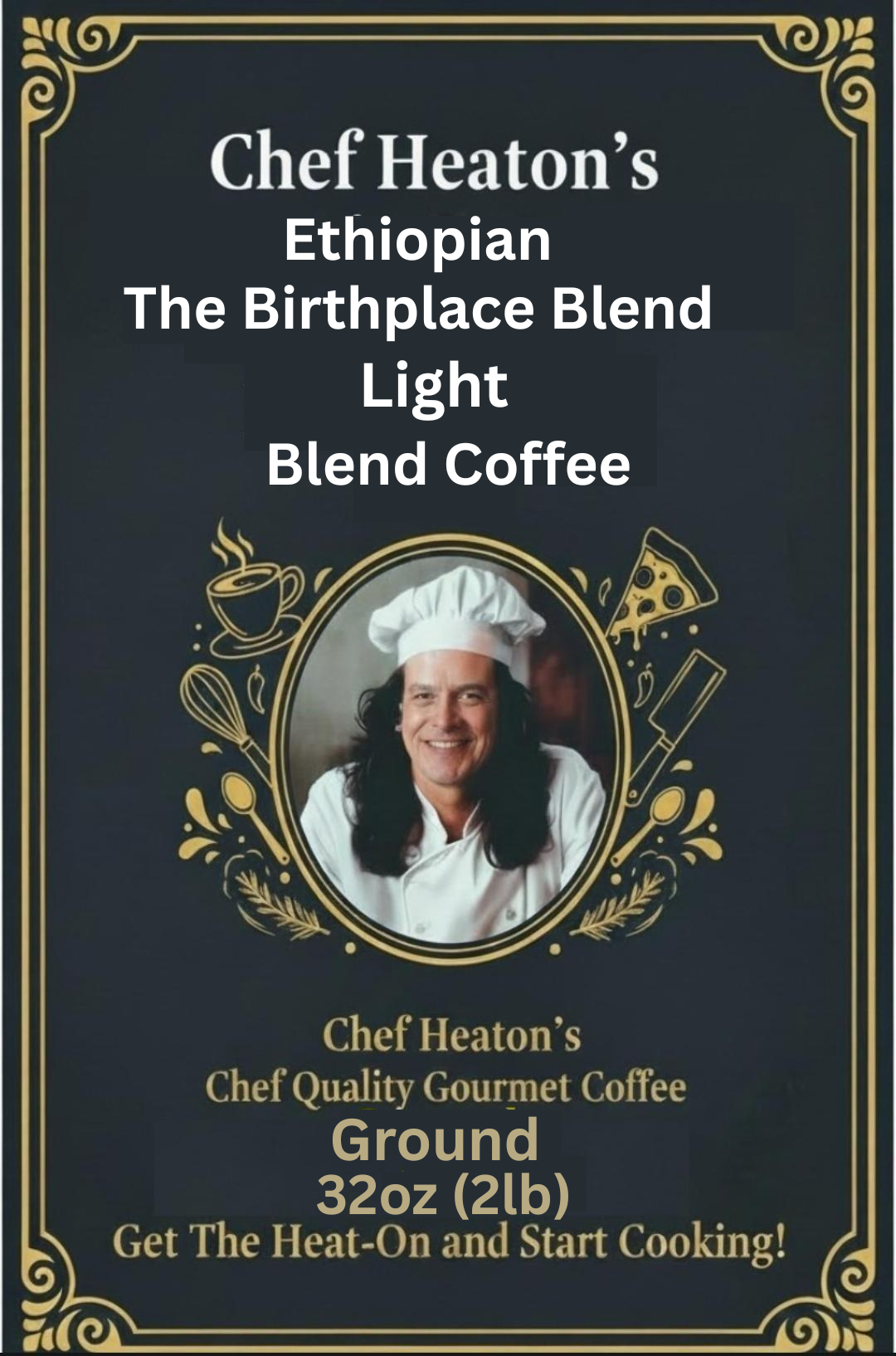 Chef Heaton's 32oz Specialty Coffee — Whole Bean or Ground