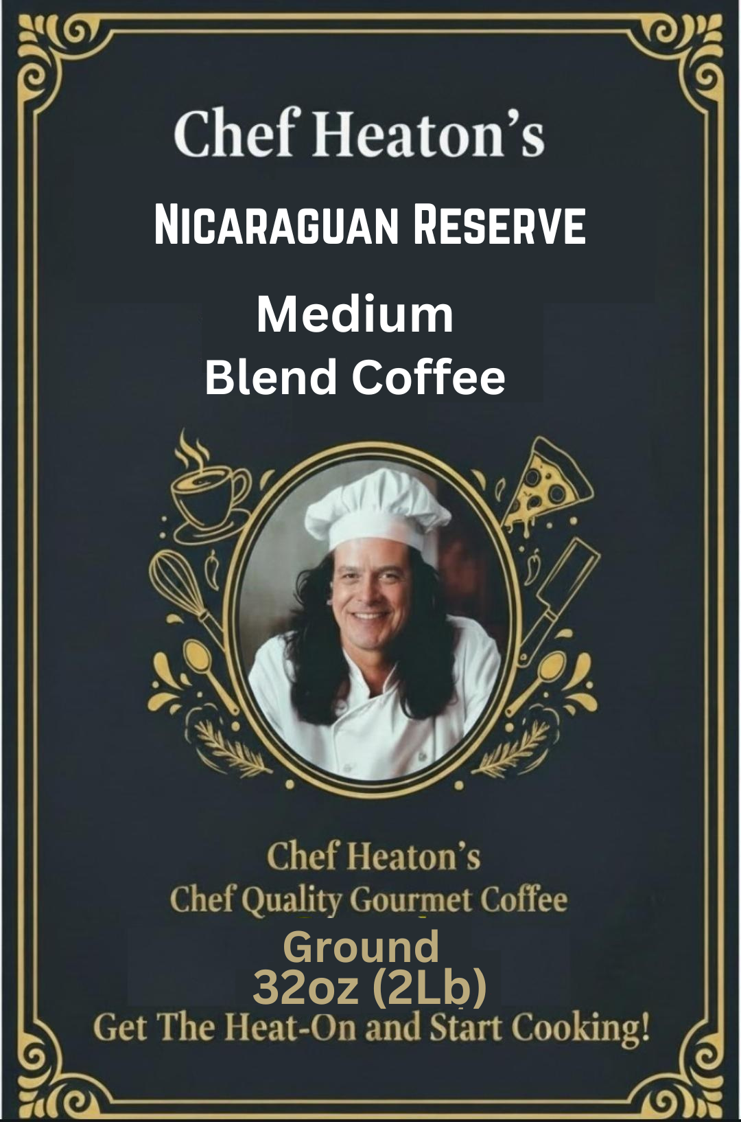 Chef Heaton's 32oz Specialty Coffee — Whole Bean or Ground