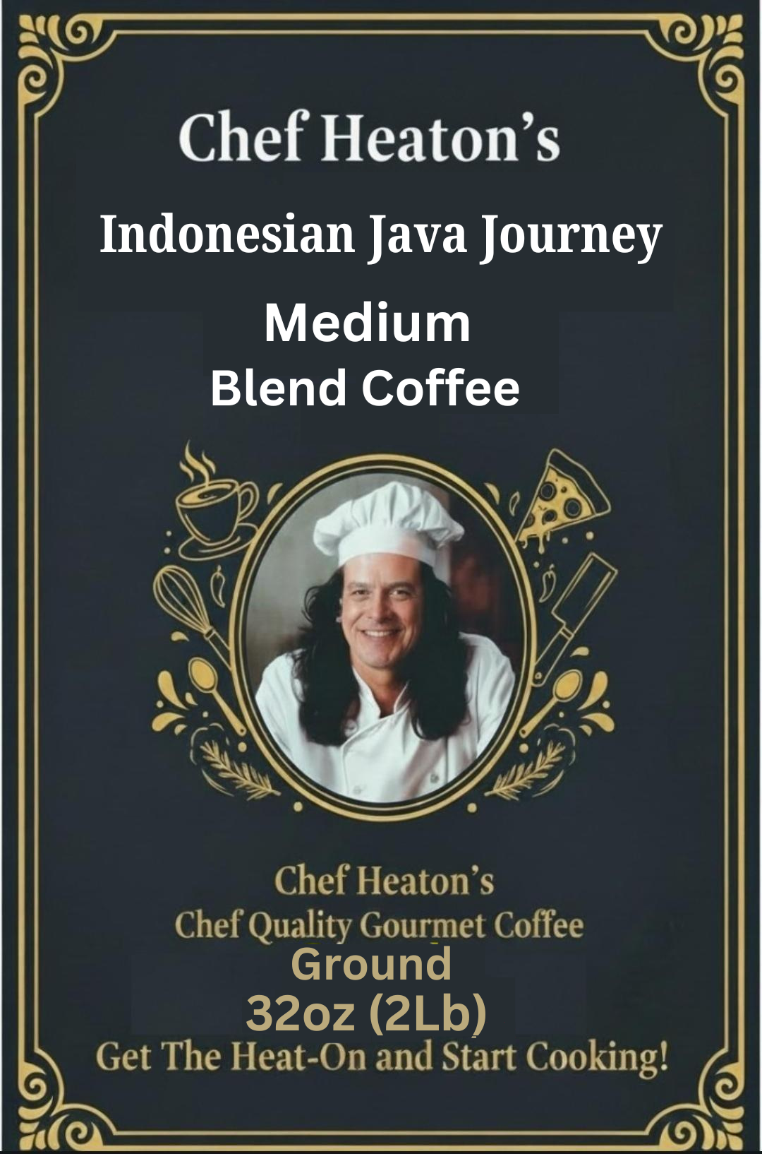 Chef Heaton's 32oz Specialty Coffee — Whole Bean or Ground