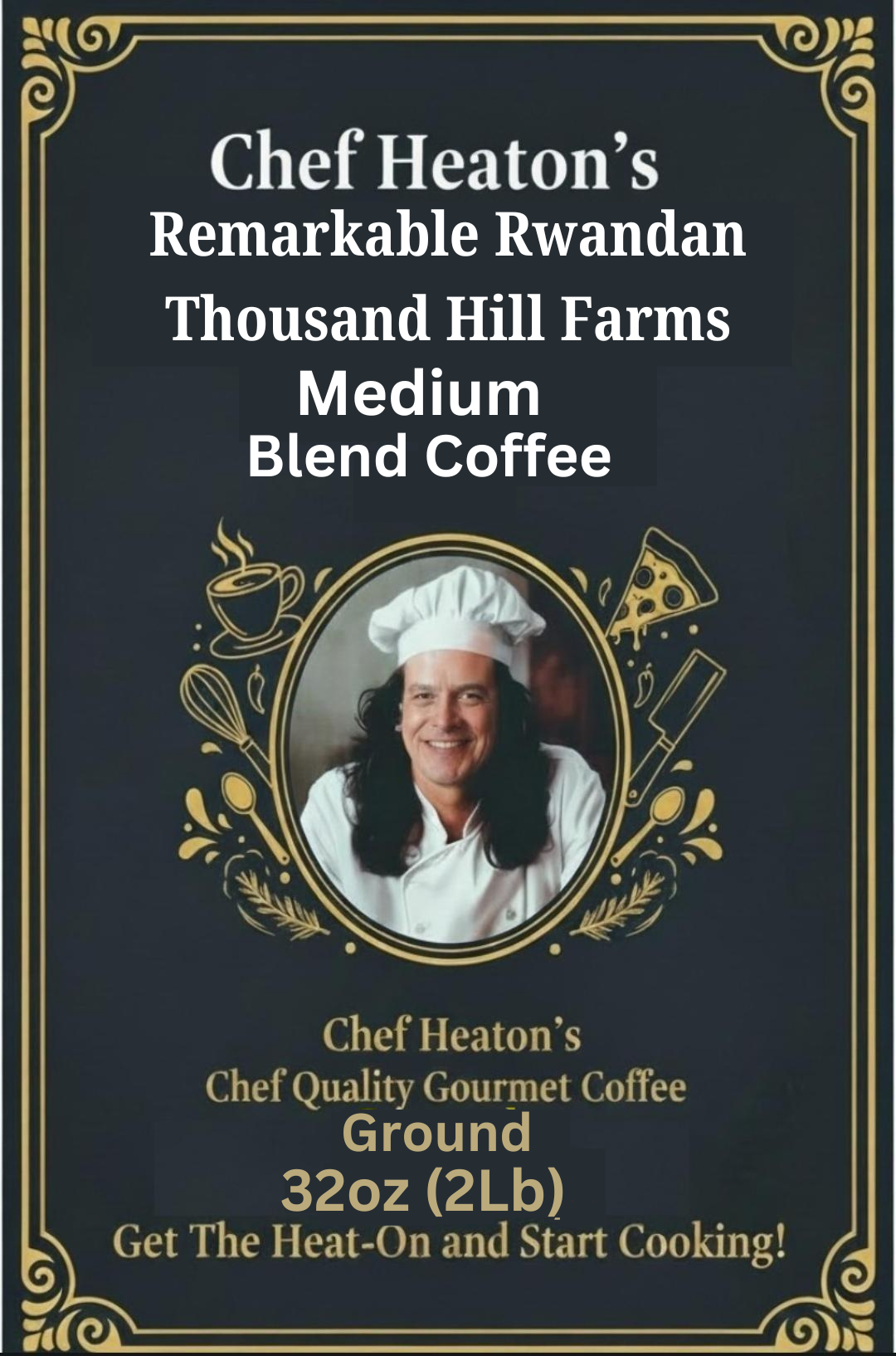 Chef Heaton's 32oz Specialty Coffee — Whole Bean or Ground