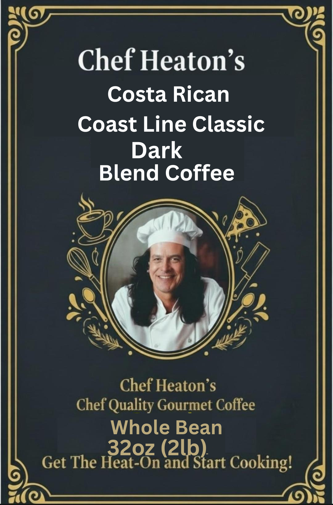 Chef Heaton's 32oz Specialty Coffee — Whole Bean or Ground
