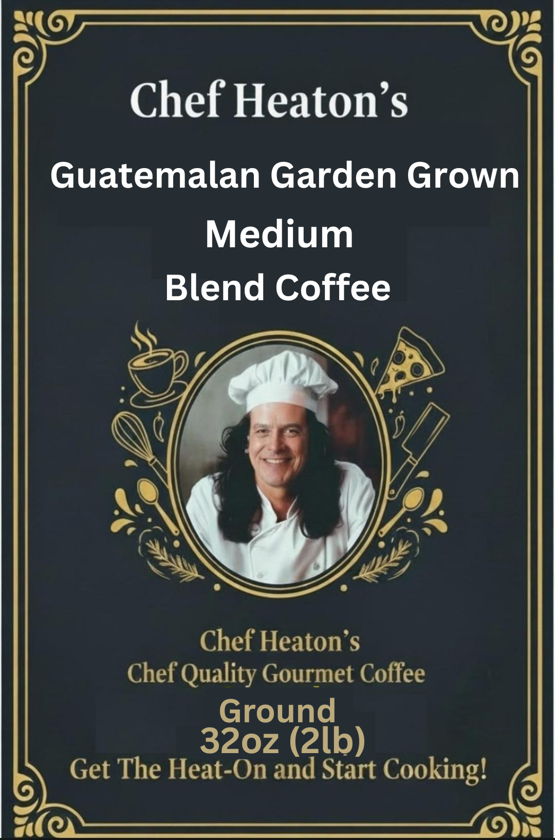 Chef Heaton's 32oz Specialty Coffee — Whole Bean or Ground
