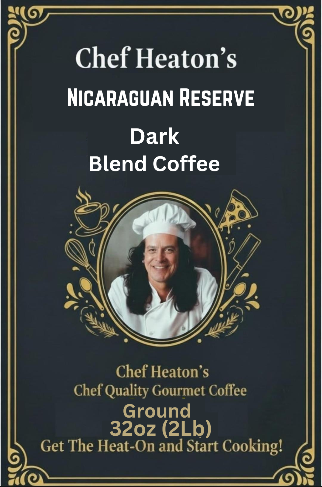 Chef Heaton's 32oz Specialty Coffee — Whole Bean or Ground