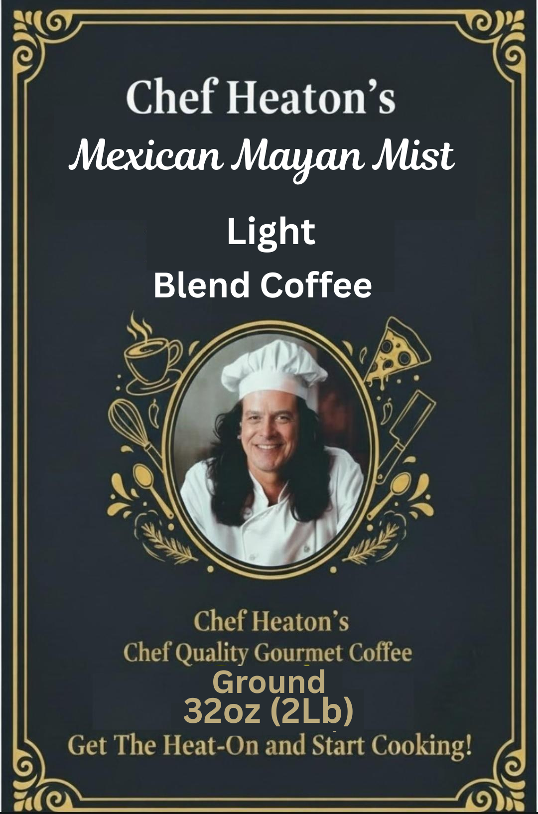 Chef Heaton's 32oz Specialty Coffee — Whole Bean or Ground