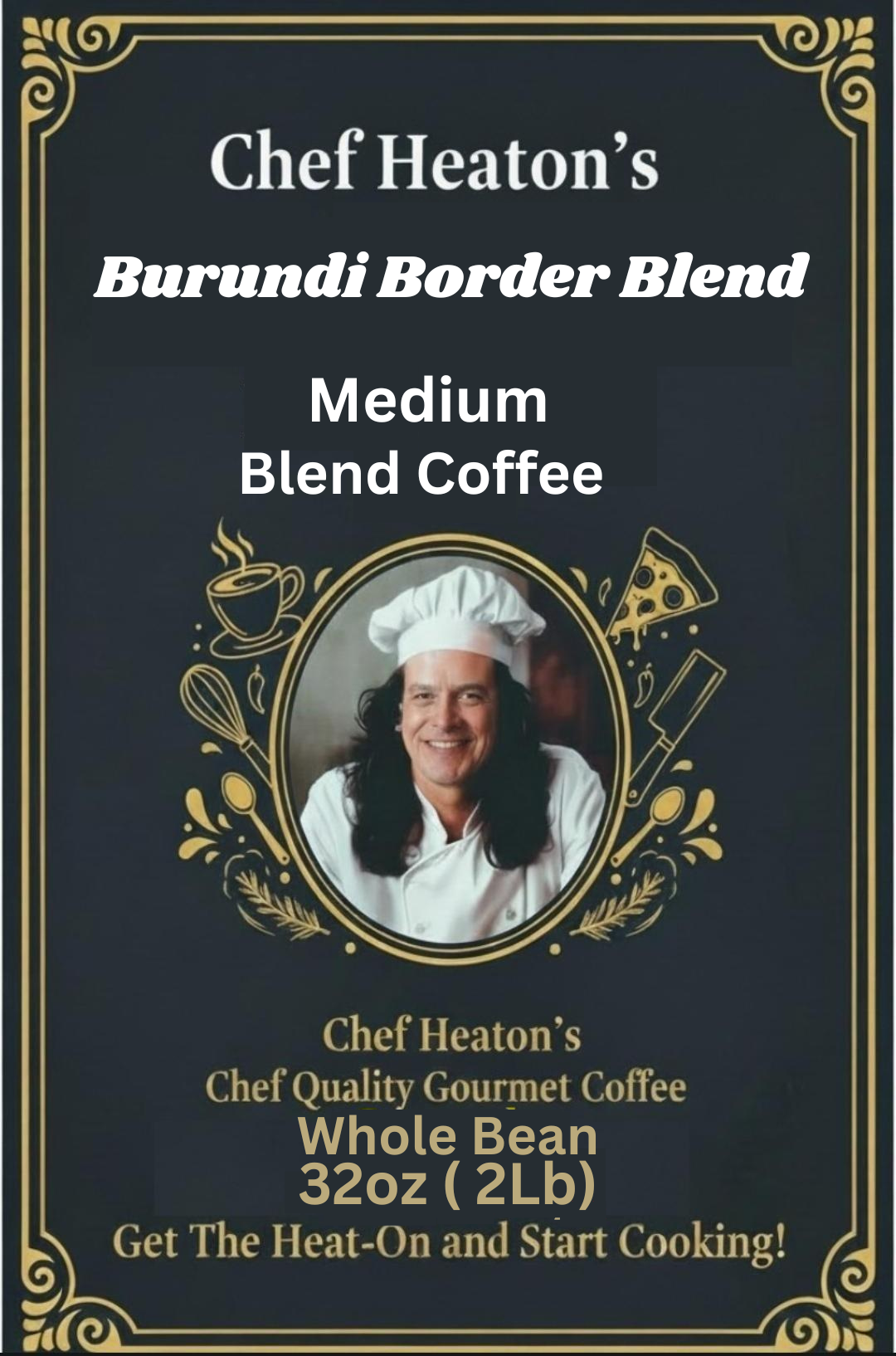 Chef Heaton's 32oz Specialty Coffee — Whole Bean or Ground