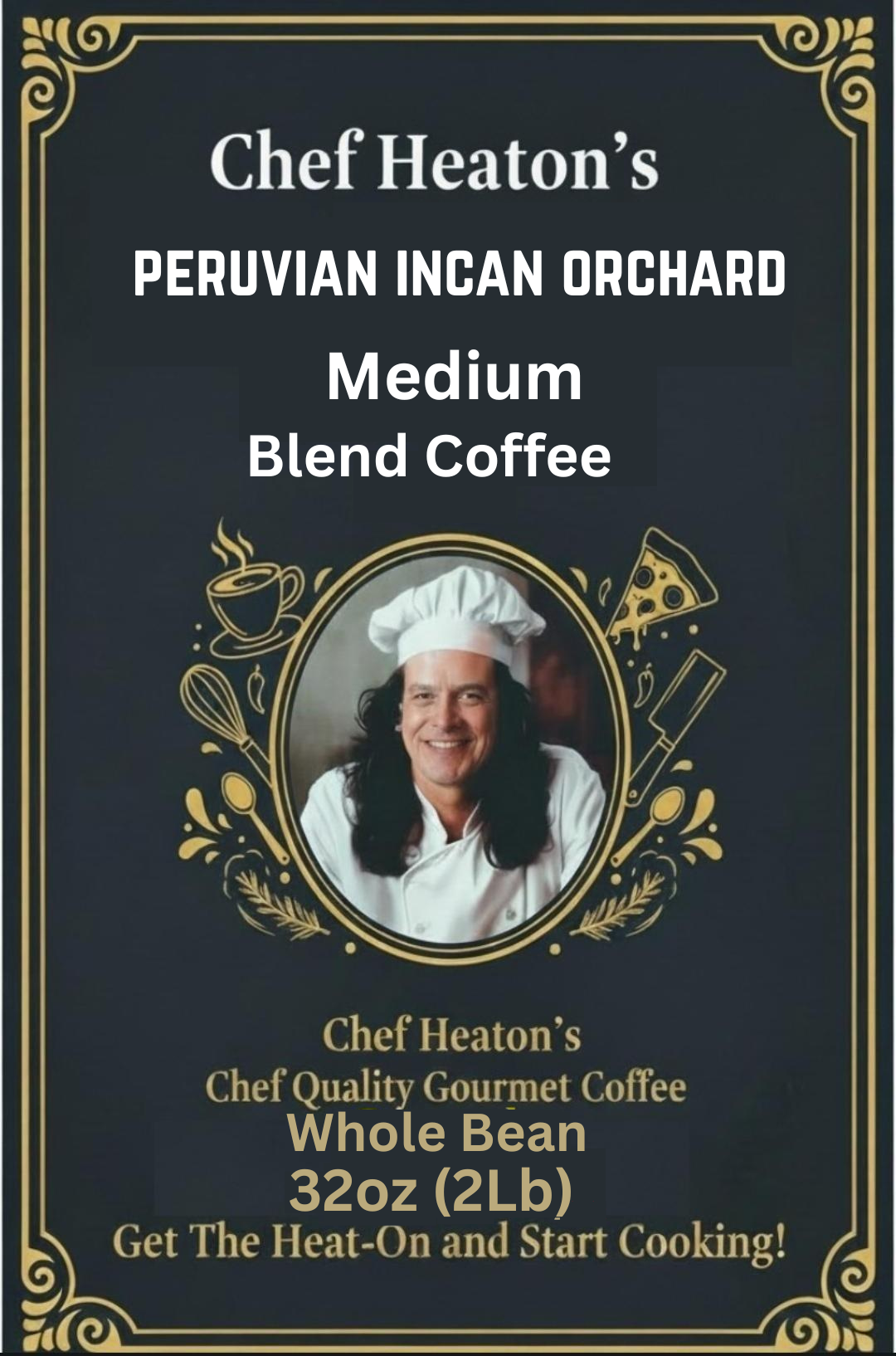 Chef Heaton's 32oz Specialty Coffee — Whole Bean or Ground