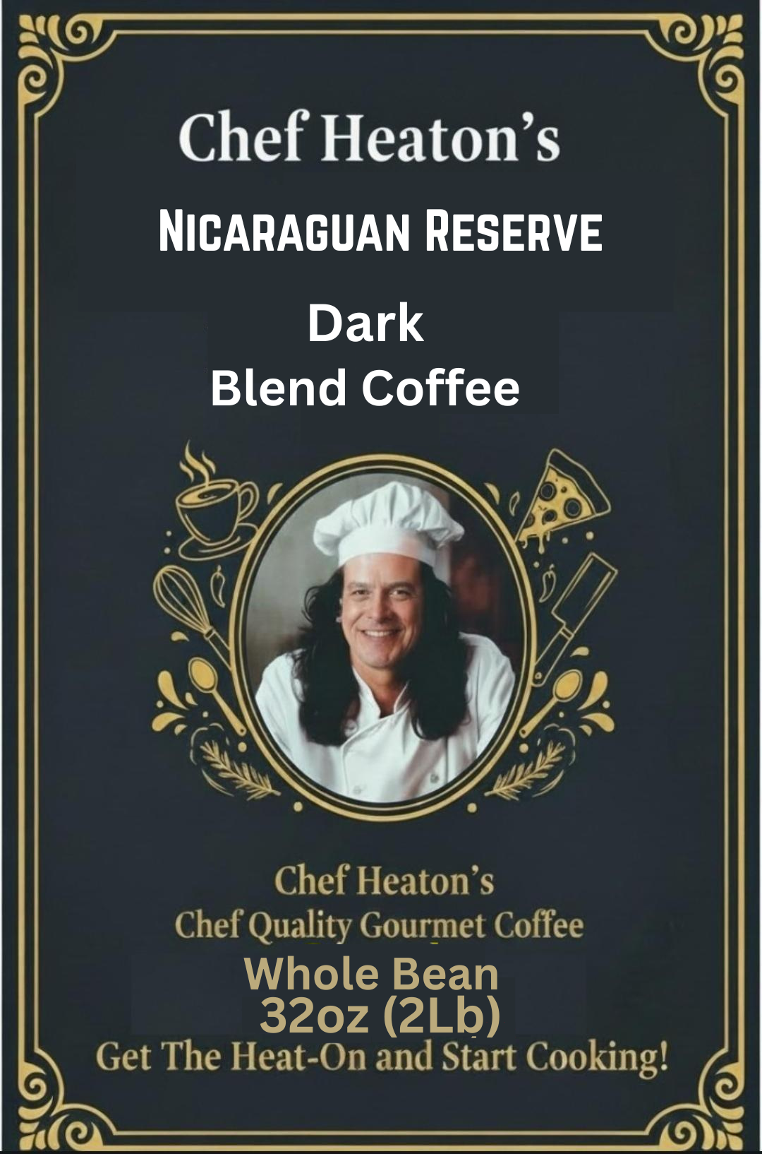 Chef Heaton's 32oz Specialty Coffee — Whole Bean or Ground