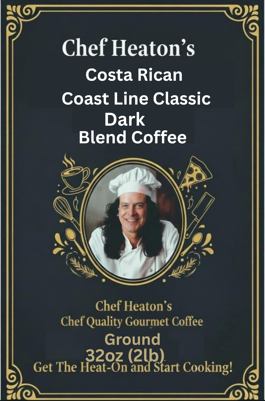 Chef Heaton's 32oz Specialty Coffee — Whole Bean or Ground