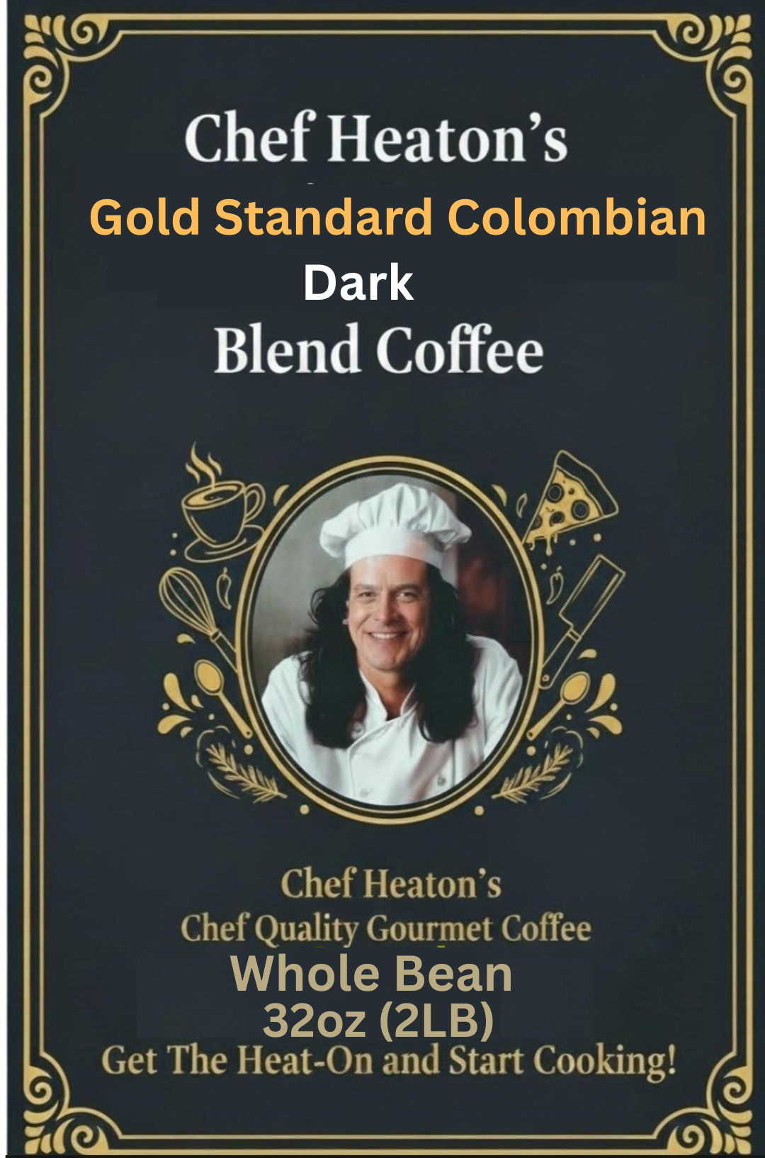 Chef Heaton's 32oz Specialty Coffee — Whole Bean or Ground