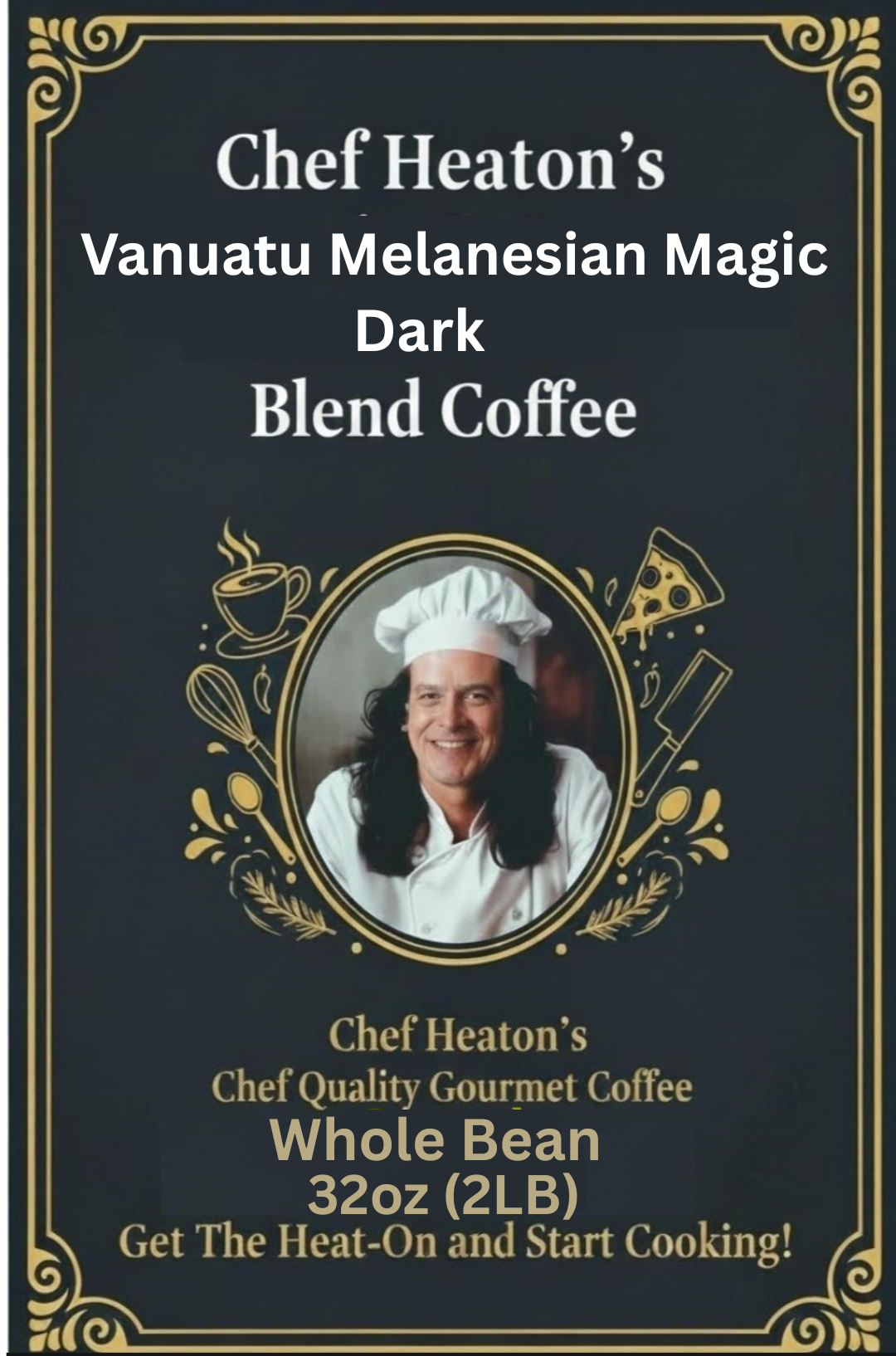Chef Heaton's 32oz Specialty Coffee — Whole Bean or Ground