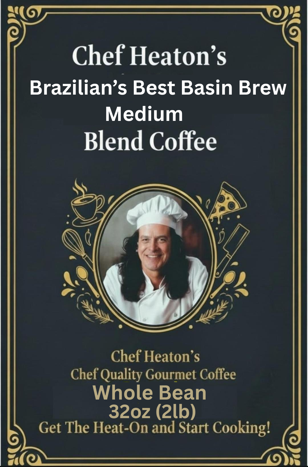 Chef Heaton's 32oz Specialty Coffee — Whole Bean or Ground