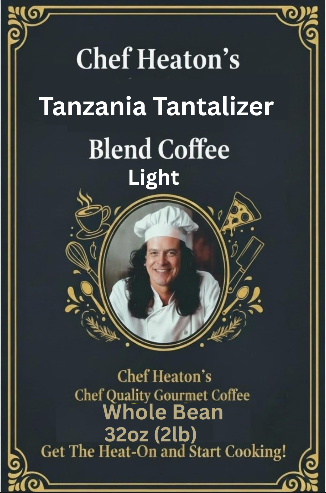 Chef Heaton's 32oz Specialty Coffee — Whole Bean or Ground