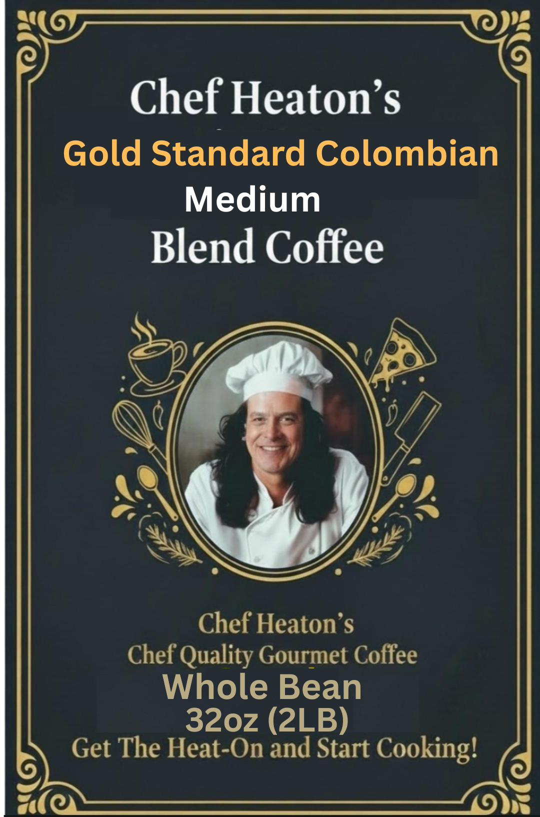 Chef Heaton's 32oz Specialty Coffee — Whole Bean or Ground