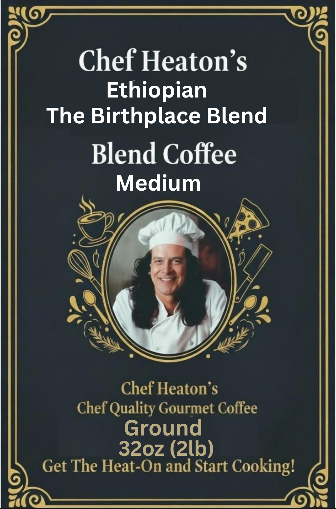 Chef Heaton's 32oz Specialty Coffee — Whole Bean or Ground