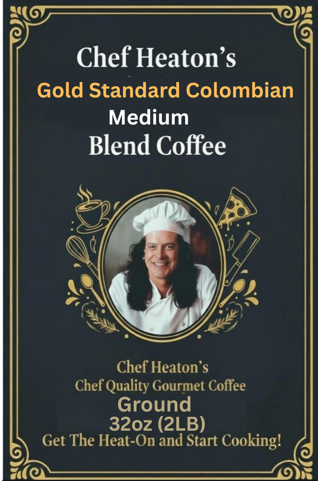 Chef Heaton's 32oz Specialty Coffee — Whole Bean or Ground