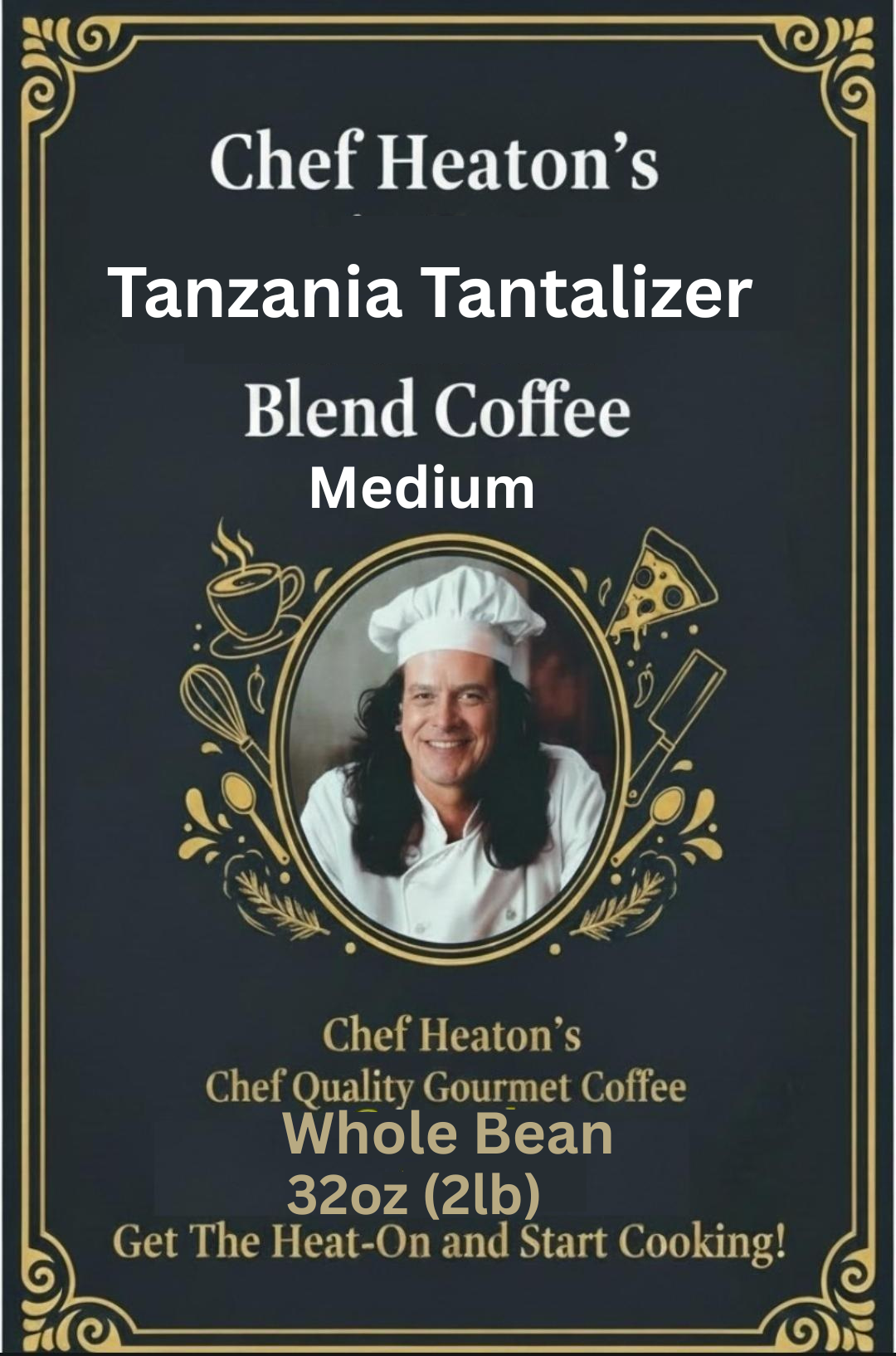 Chef Heaton's 32oz Specialty Coffee — Whole Bean or Ground