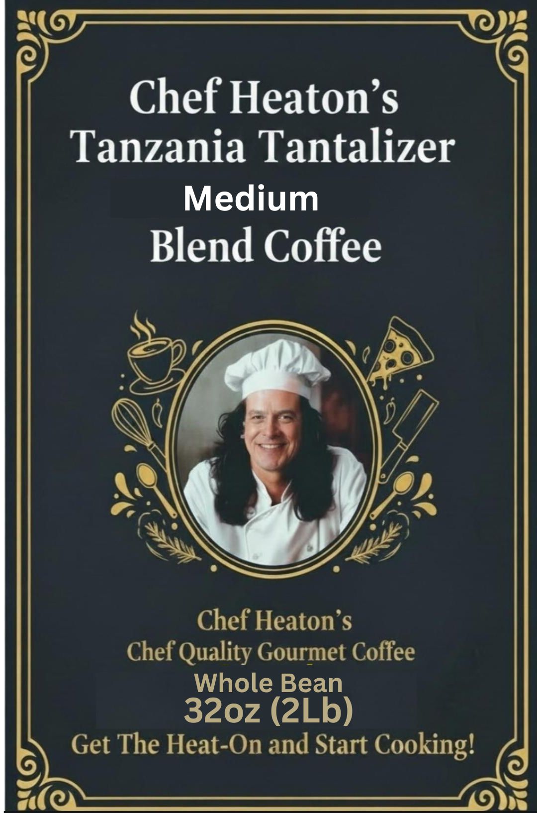Chef Heaton's 32oz Specialty Coffee — Whole Bean or Ground